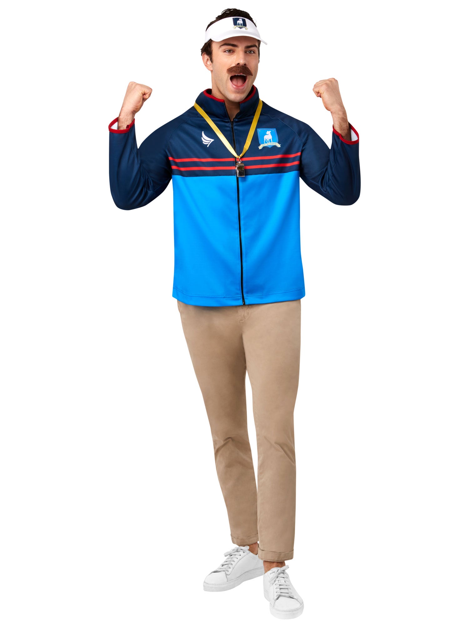 Ted Lasso, Muliticoloured, Ted Lasso, Adult Costume, , Front