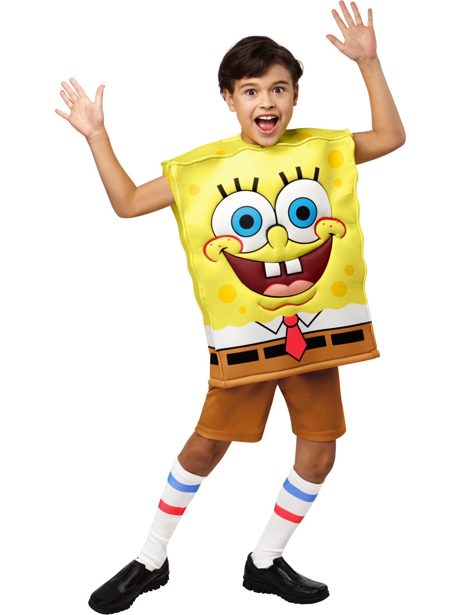 Spongebob, SpongeBob Squarepants, Multicoloured, Kids Costumes, , Front
