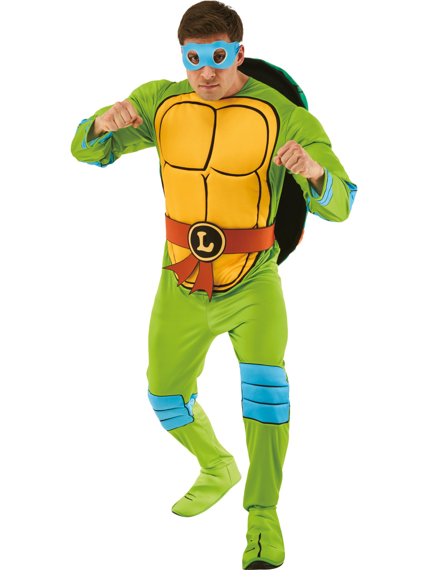 Leonardo, Teenage Mutant Ninja Turtles, Multicoloured, Adult Costume, , Front