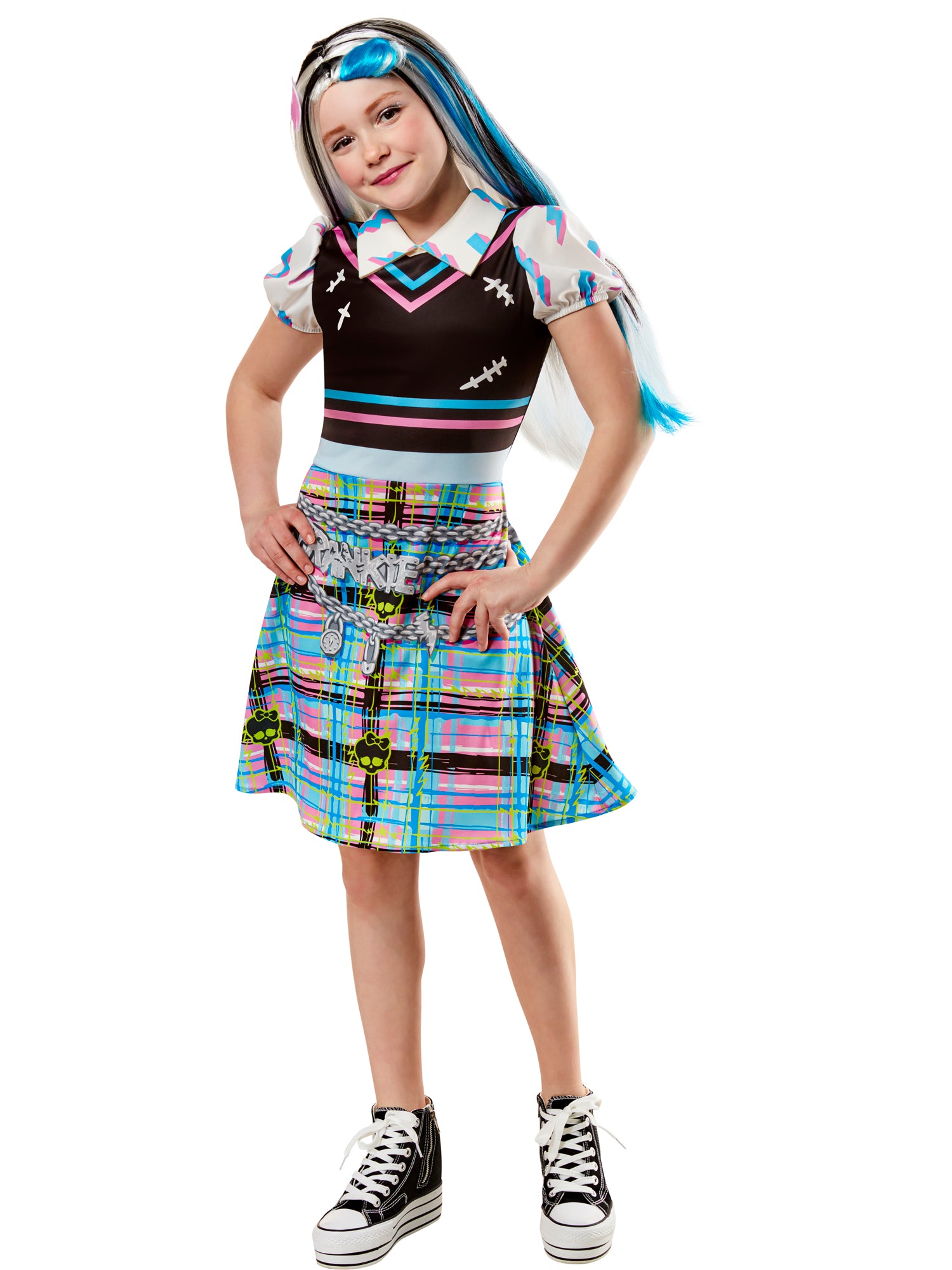 Frankie Stein, Monster High, Muliticoloured, Mattel - Monster High, Kids Costumes, 11 to 12 Years, Back