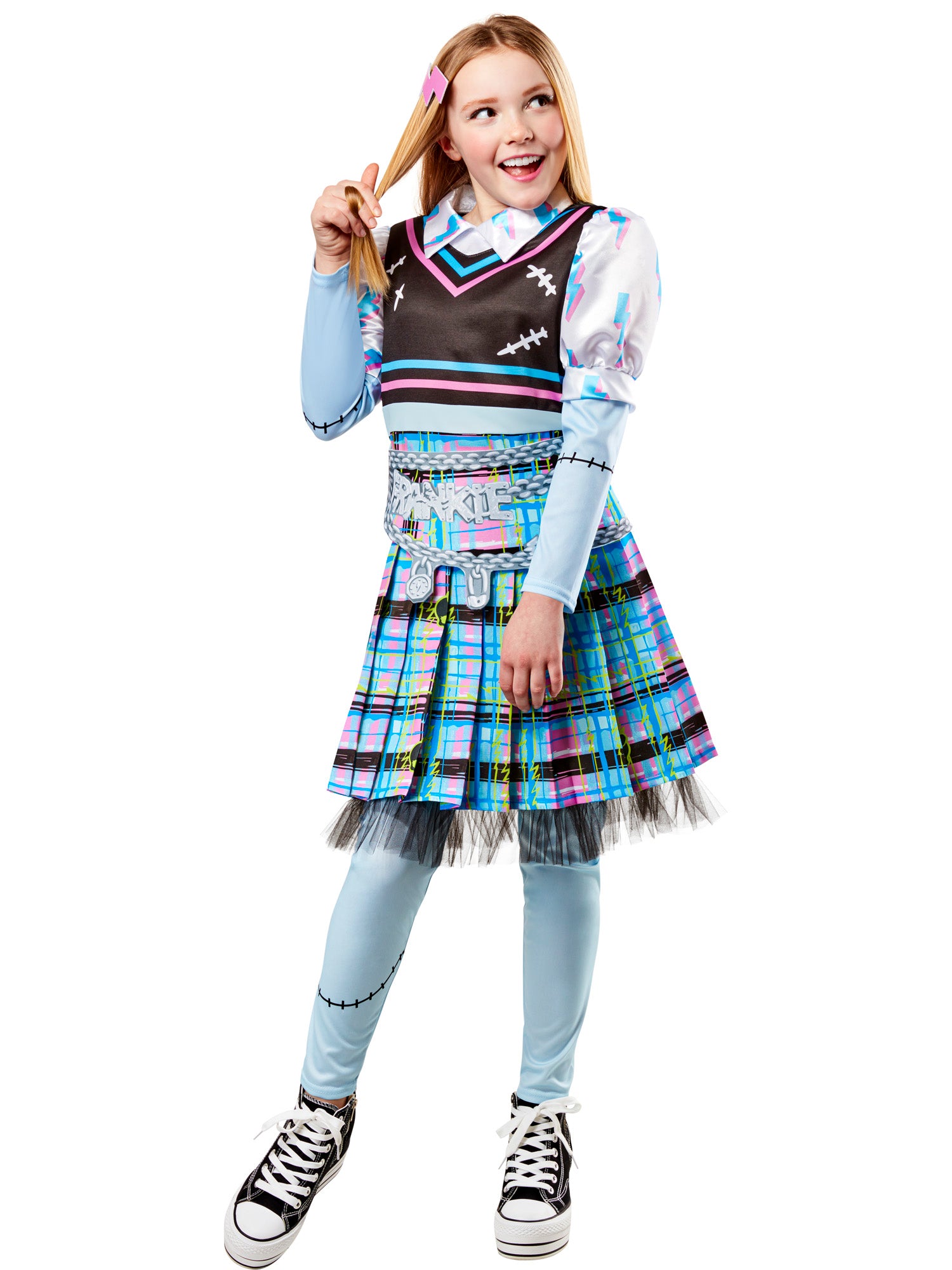 Frankie Stein, Monster High, Muliticoloured, Frankie Stein, Kids Costumes, 11 to 12 Years, Back