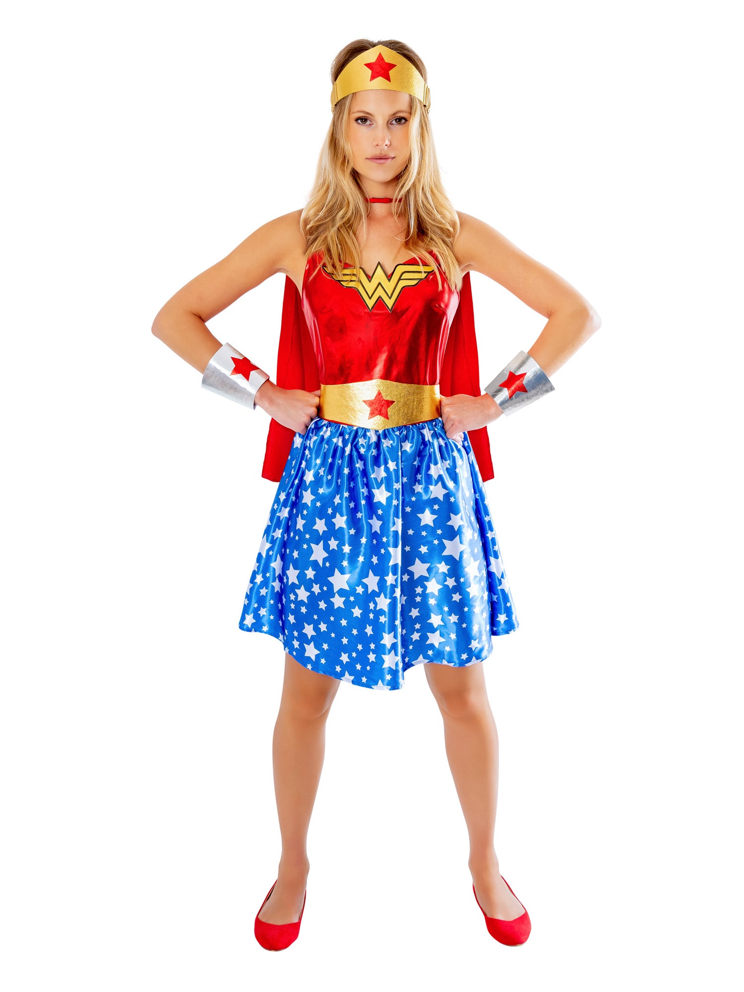 Wonder woman, Wonder Woman (DC), multi-colored, WB DC Comics, Adult Costume, XS, Front