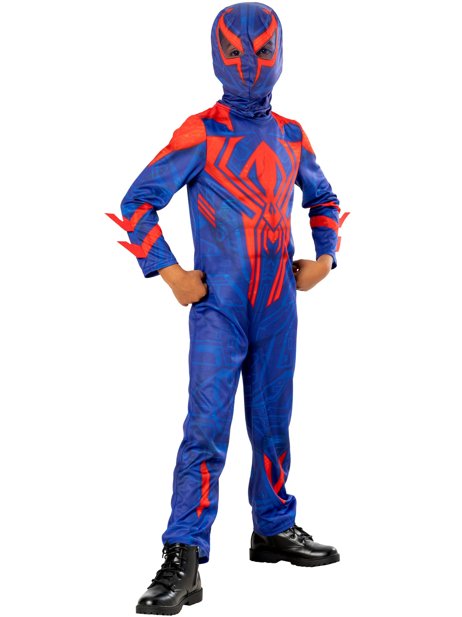 Miles Morales, Spider Verse, Marvel, Spider Verse, Black, EXPIRED - Disney - Spider-man, Kids Costumes, M, Front