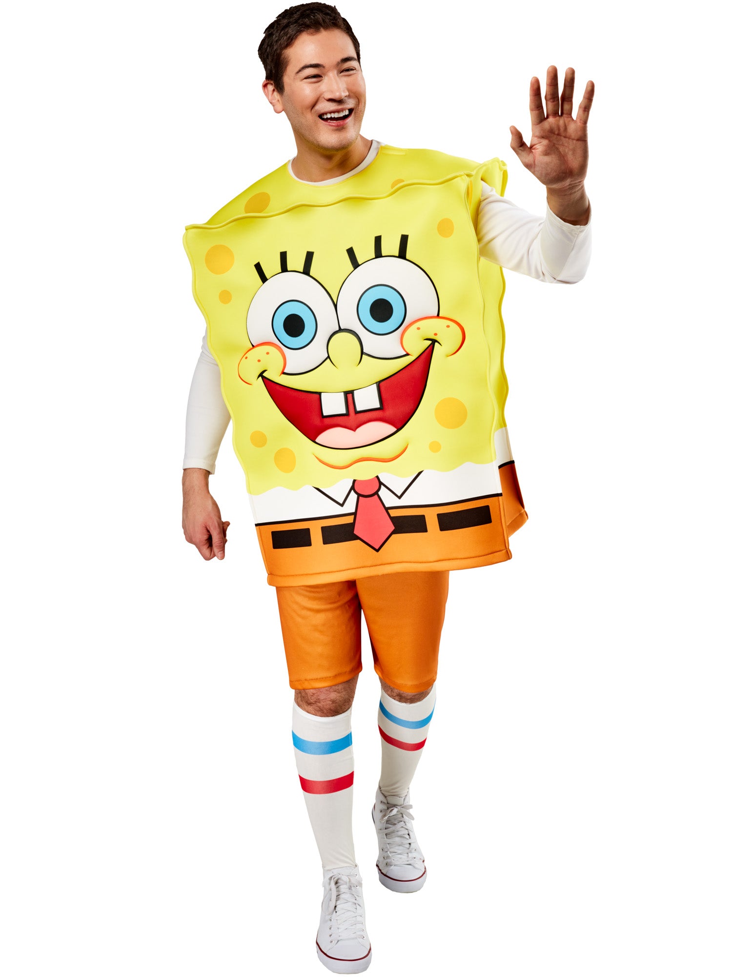 Spongebob, SpongeBob Squarepants, Multicoloured, Adult Costume, , Front