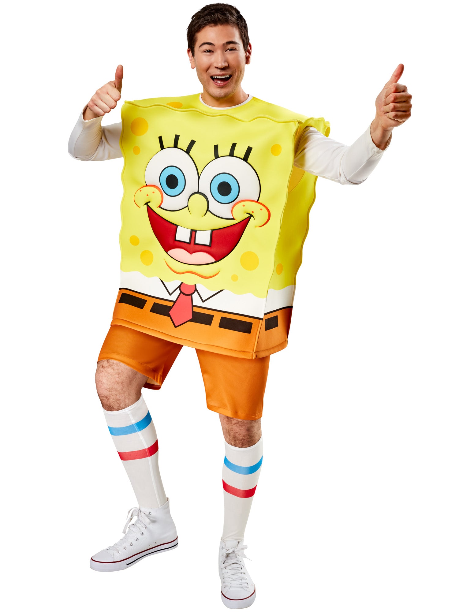 Spongebob, SpongeBob Squarepants, Multicoloured, Adult Costume, , Side
