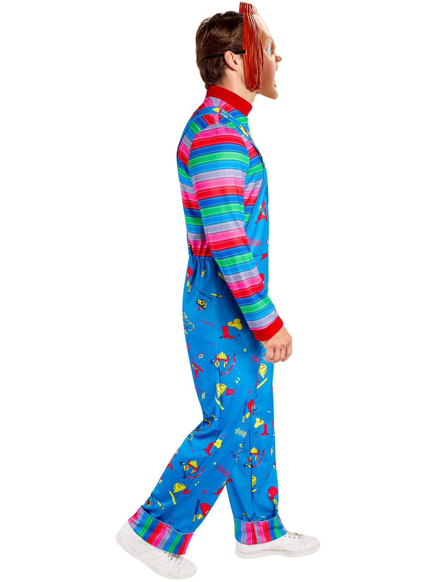 Chucky, Chucky, Muliticoloured, Chucky, Adult Costume, , Back