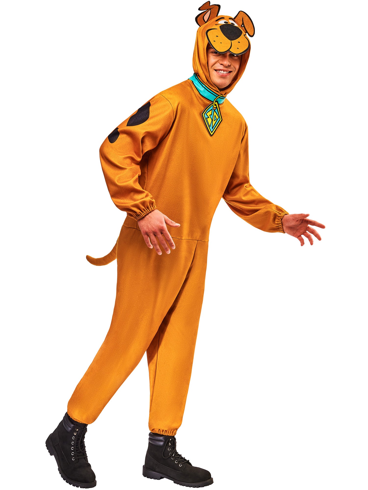 Scooby Doo, Scooby Doo, Muliticoloured, Adult Costume, , Side