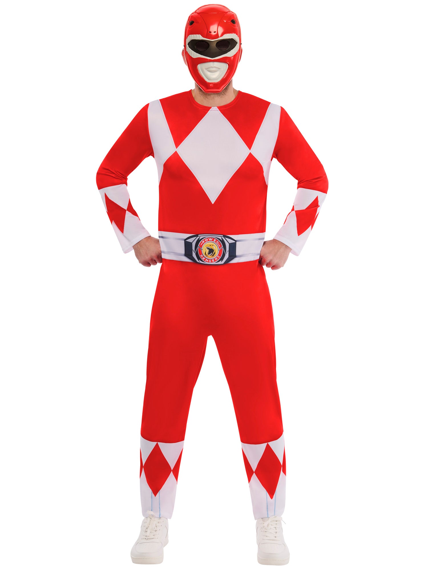 Power Ranger, Muliticoloured, Hasbro - Power Rangers, Adult Costume, , Front