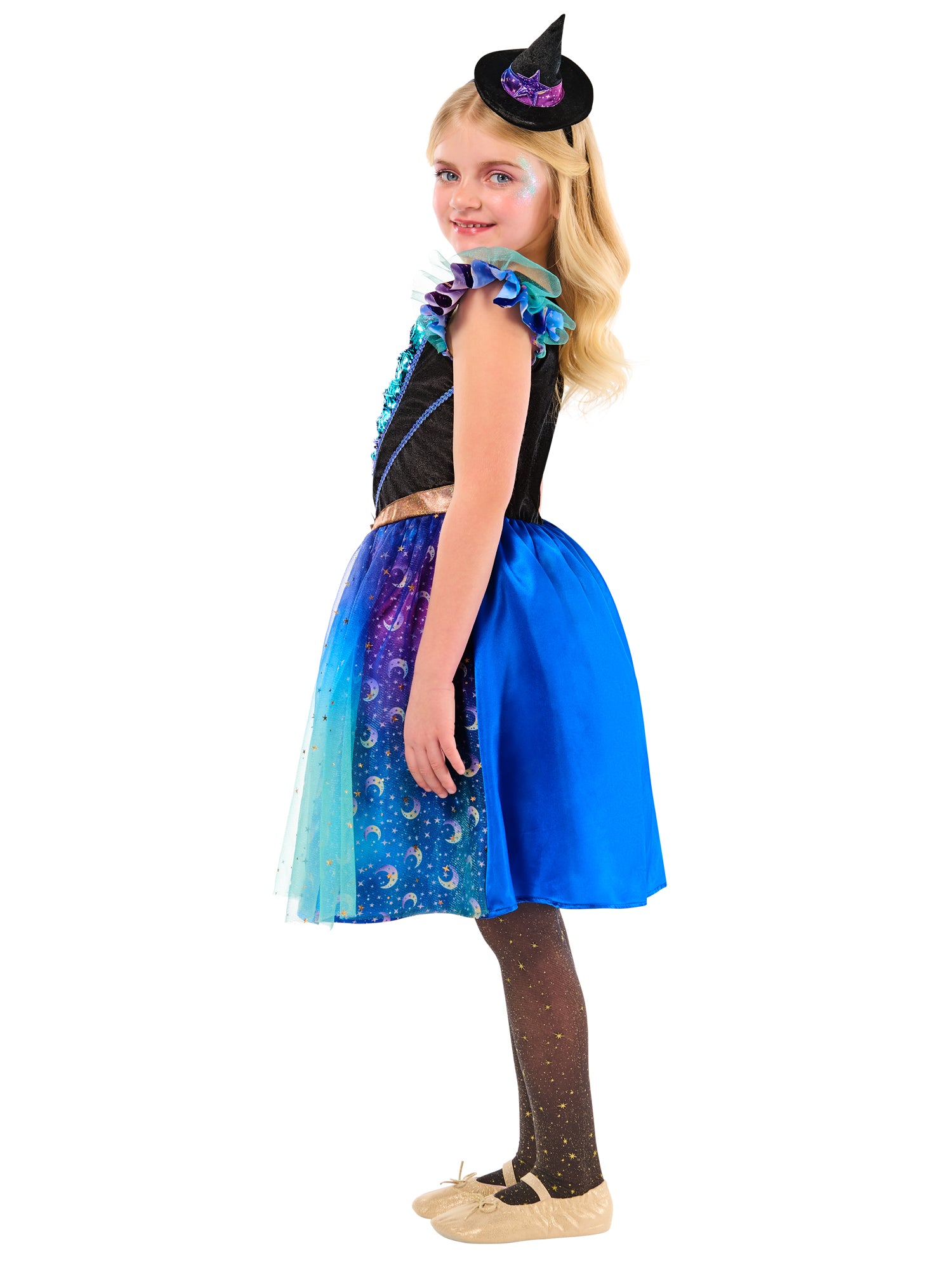 Witch, Muliticoloured, Forum, Kids Costumes, , Side