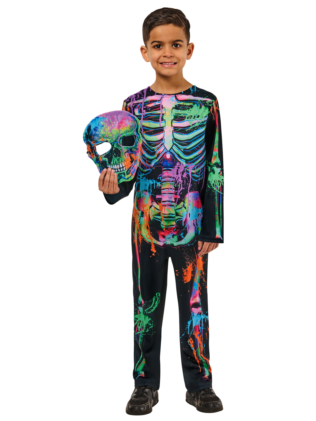 Skeleton, Muliticoloured, Forum, Kids Costumes, , Other