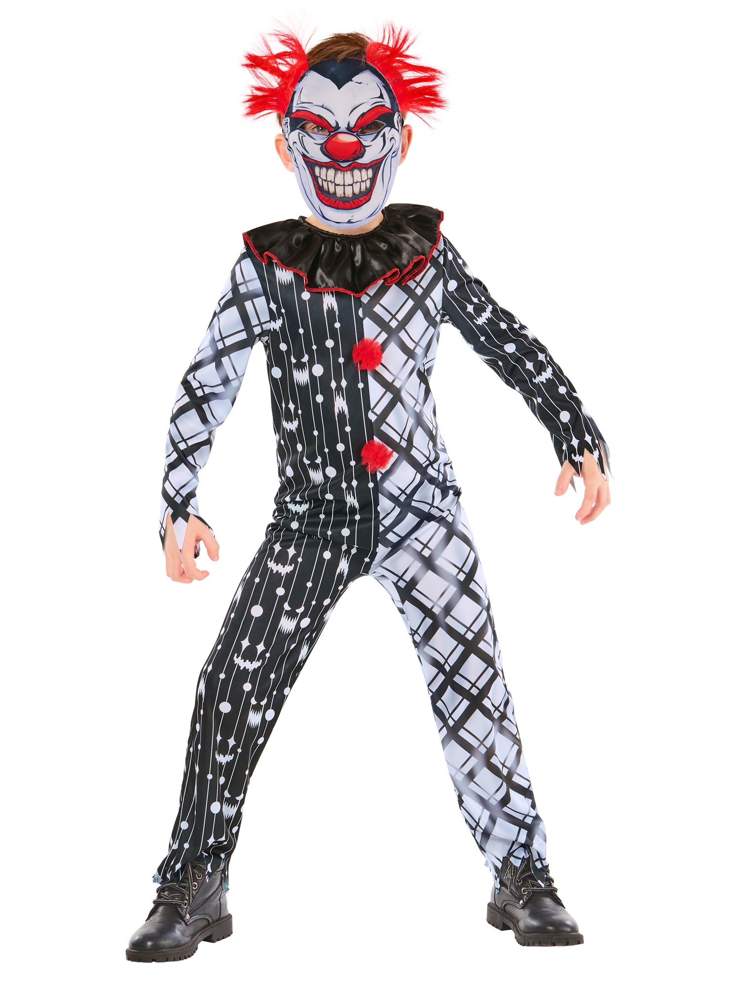 Clown, Muliticoloured, Forum, Kids Costumes, , Front