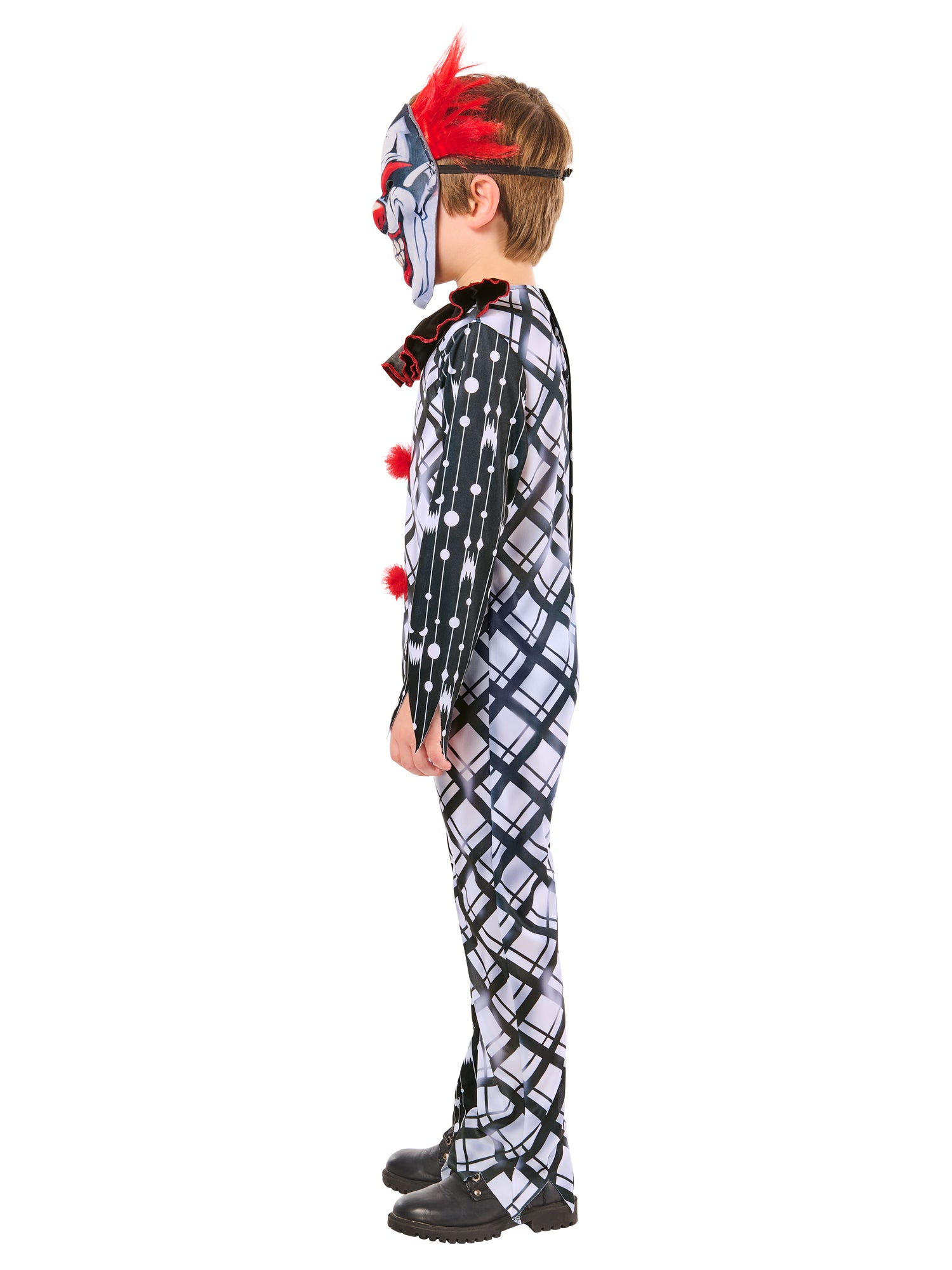 Clown, Muliticoloured, Forum, Kids Costumes, , Side