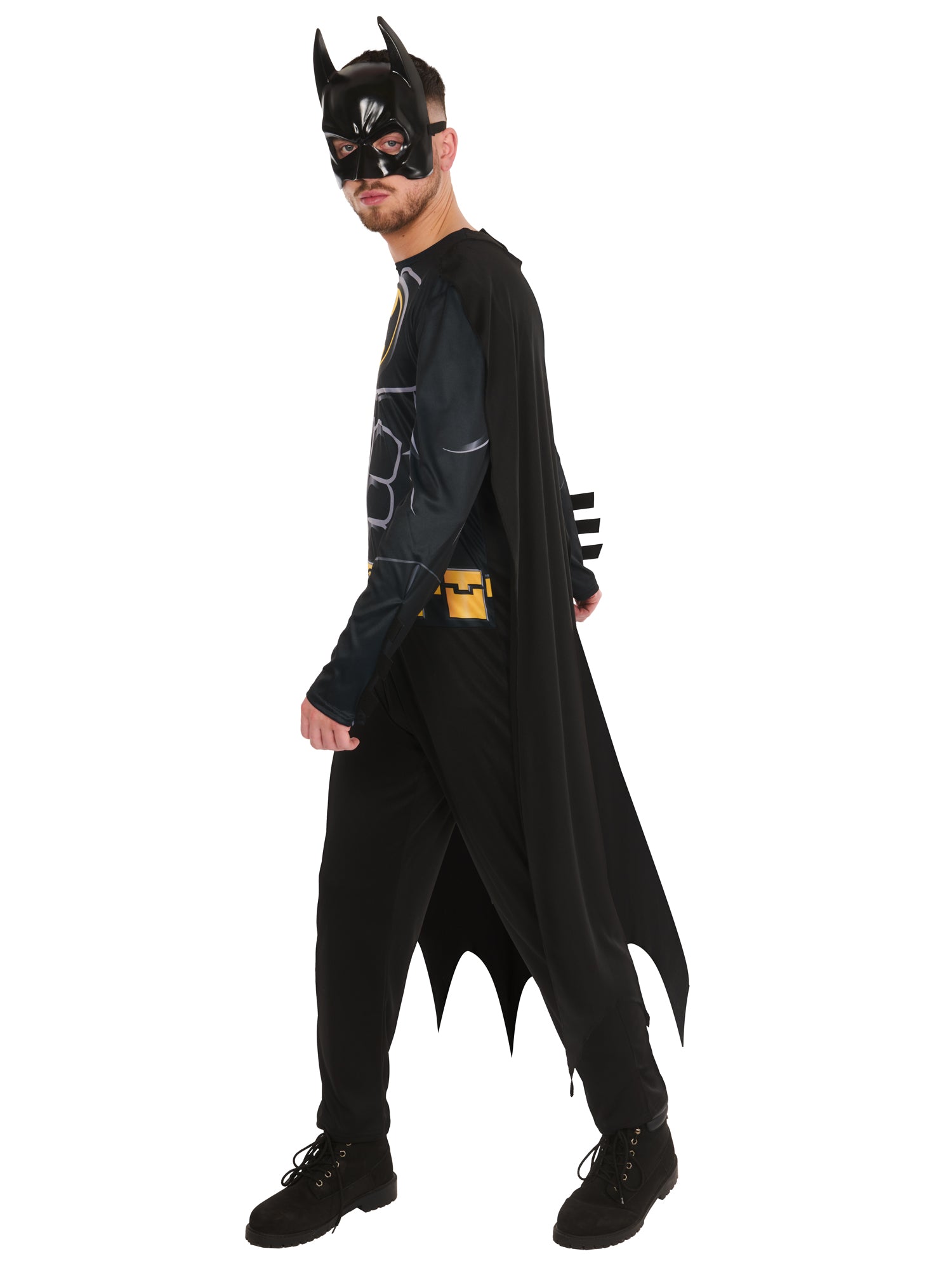 Batman, Batman, Muliticoloured, Batman, Adult Costume, , Side