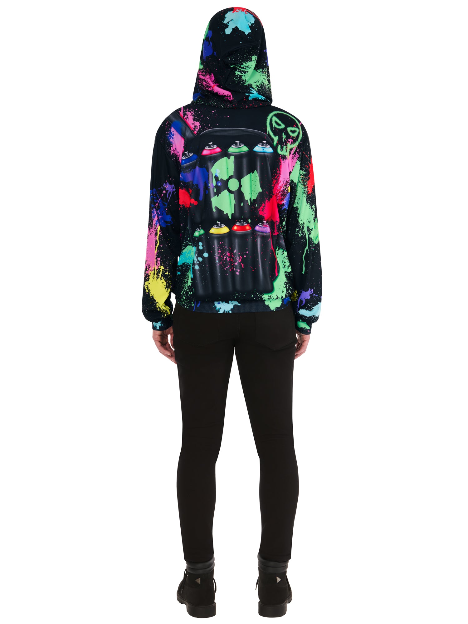Street Artist, Muliticoloured, Forum, Adult Costume, , Back