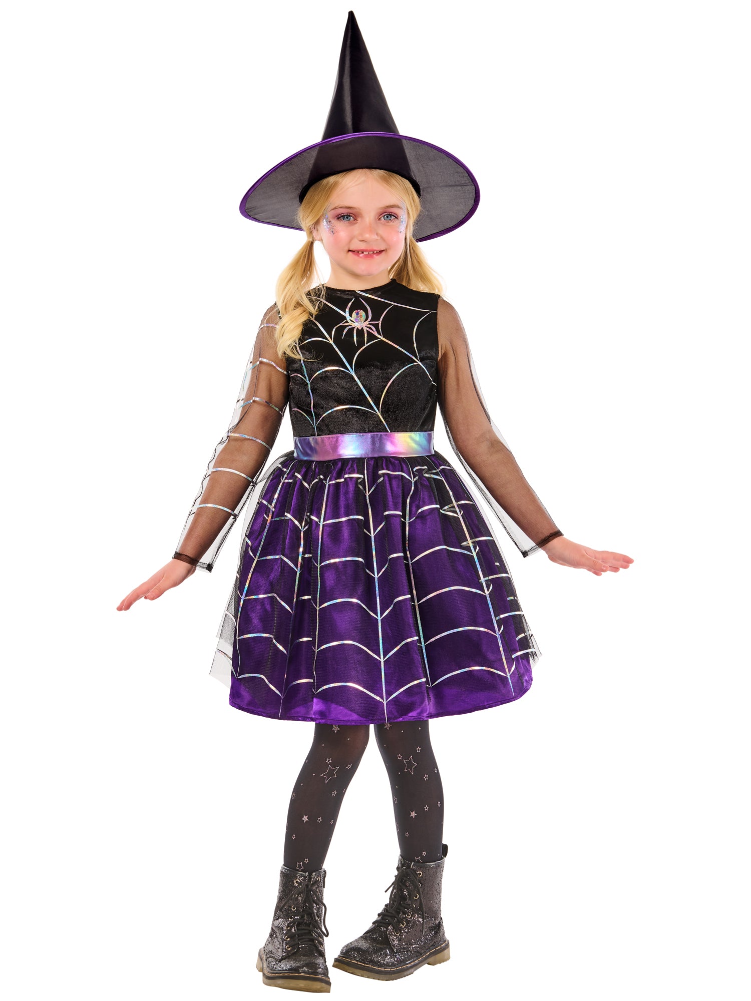 Witch, Muliticoloured, Forum, Kids Costumes, , Front