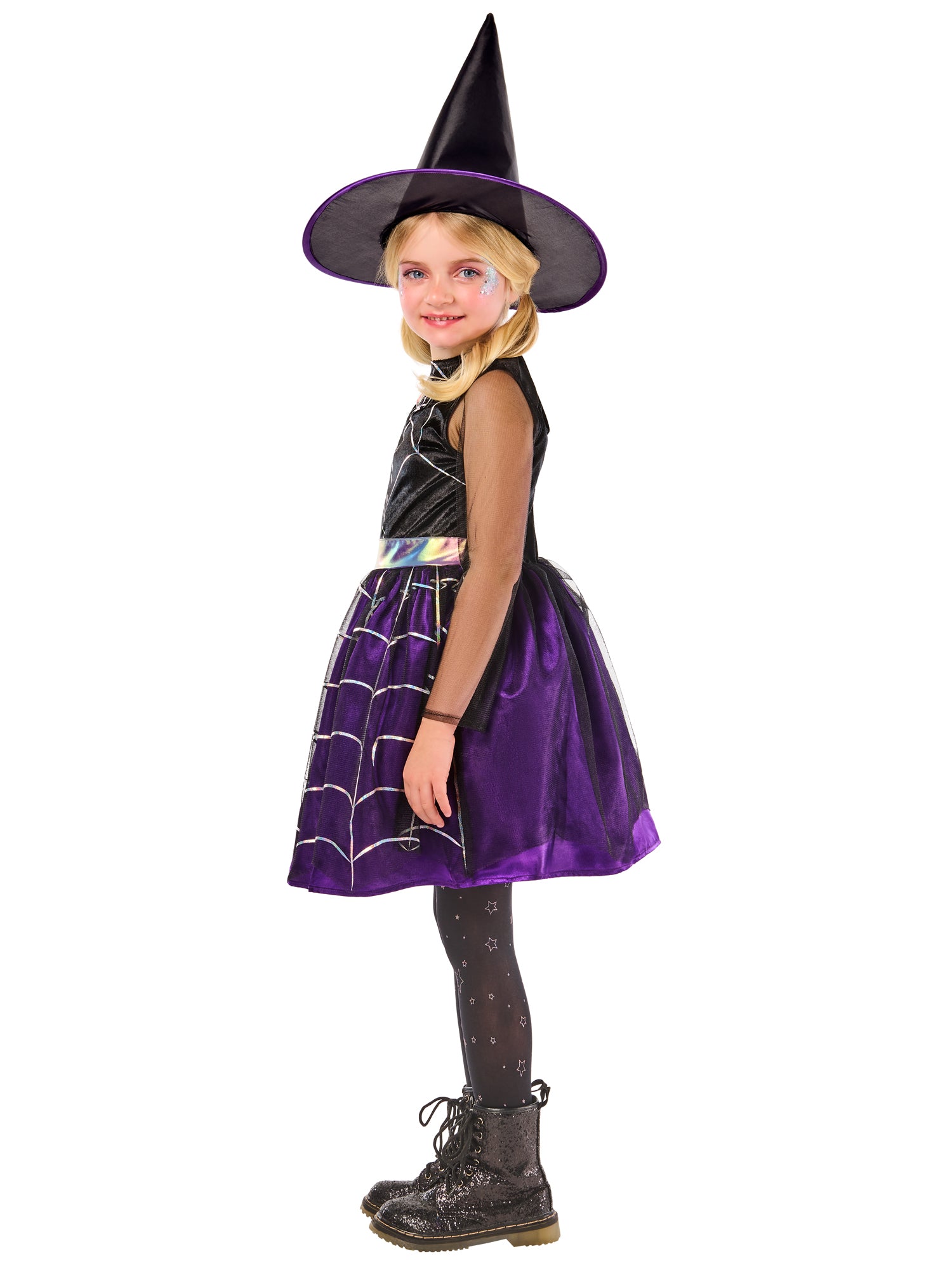 Witch, Muliticoloured, Forum, Kids Costumes, , Side