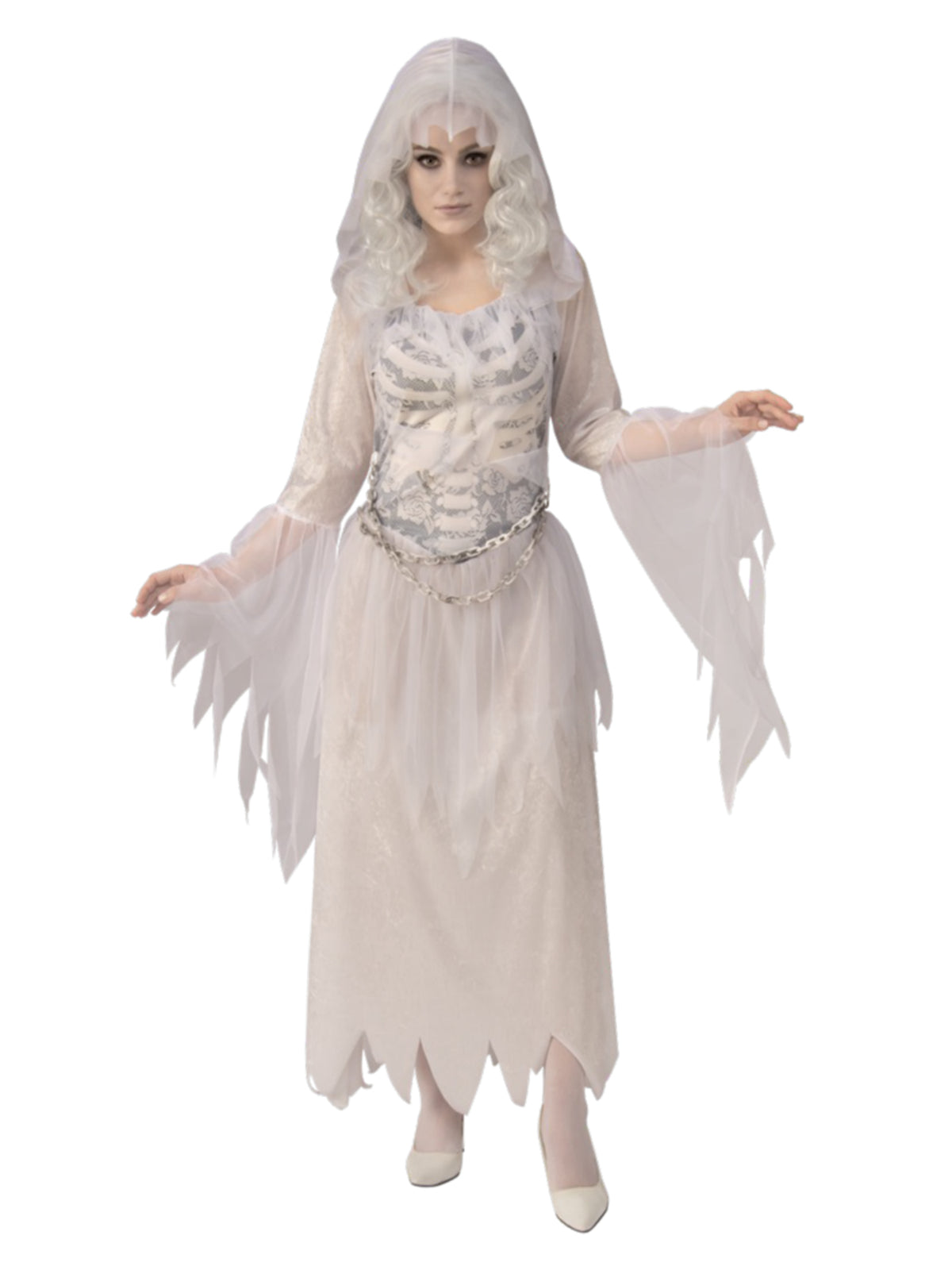 Ghost, Muliticoloured, Forum, Adult Costume, , Front