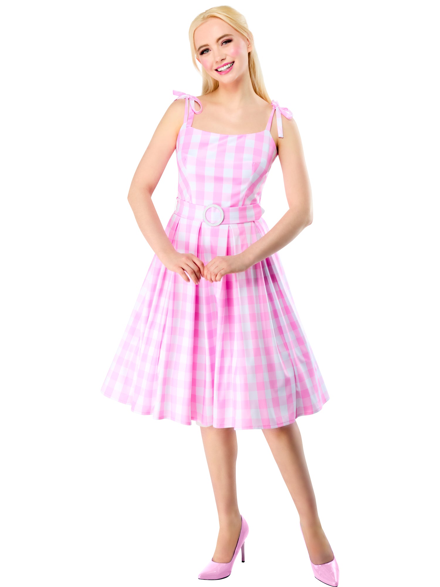 Barbie, Barbie Movie, Muliticoloured, Barbie, Adult Costume, , Front