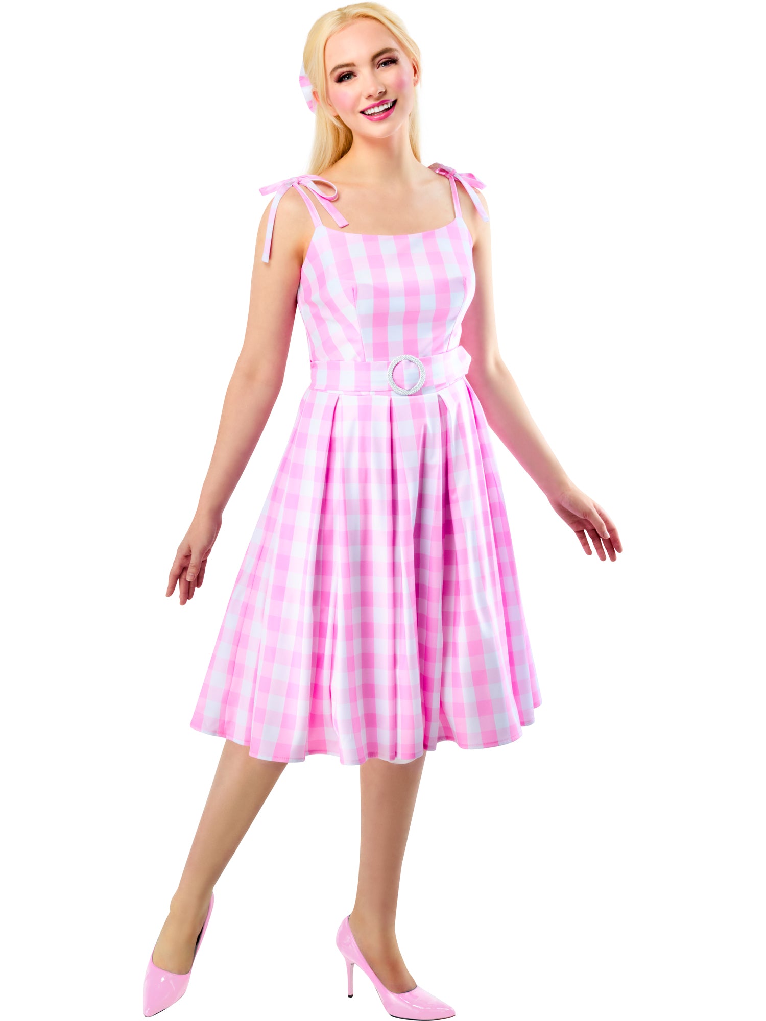 Barbie, Barbie Movie, Muliticoloured, Barbie, Adult Costume, , Side