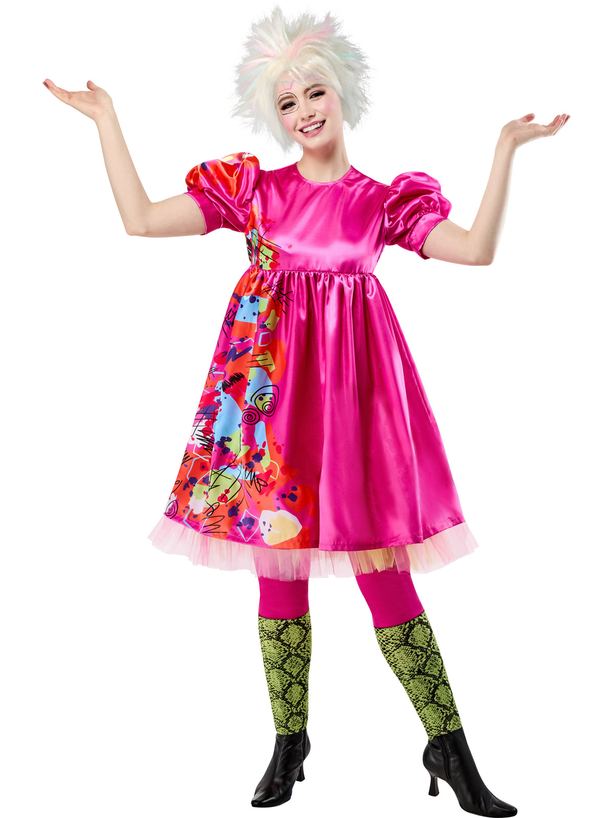 Barbie, Barbie Movie, Muliticoloured, Barbie, Adult Costume, , Front