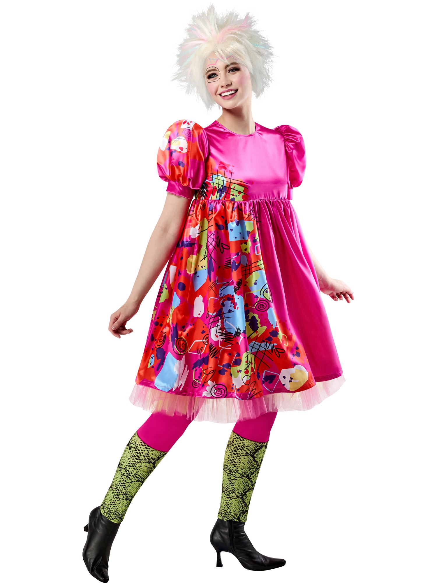 Barbie, Barbie Movie, Muliticoloured, Barbie, Adult Costume, , Side
