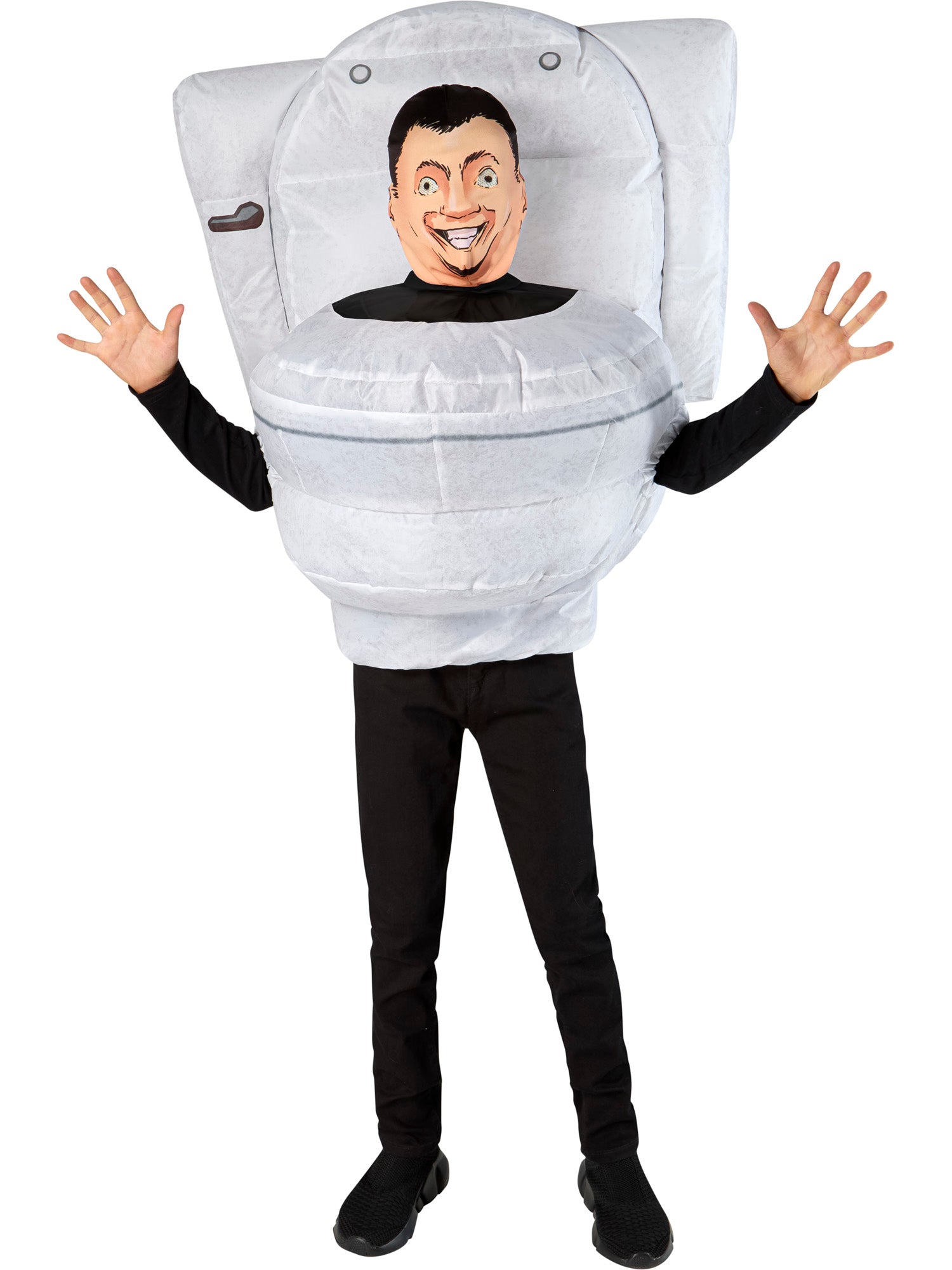 Skibidi Toilet, #N/A, NECA - Skibidi, Kids Costumes, , Front