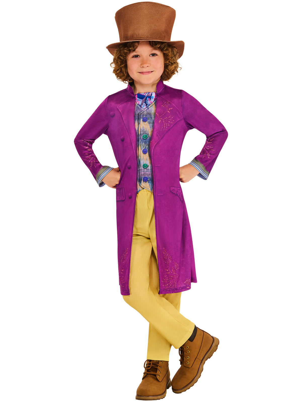 Willy Wonka, Wonka, Muliticoloured, WB Classic, Kids Costumes, , Front