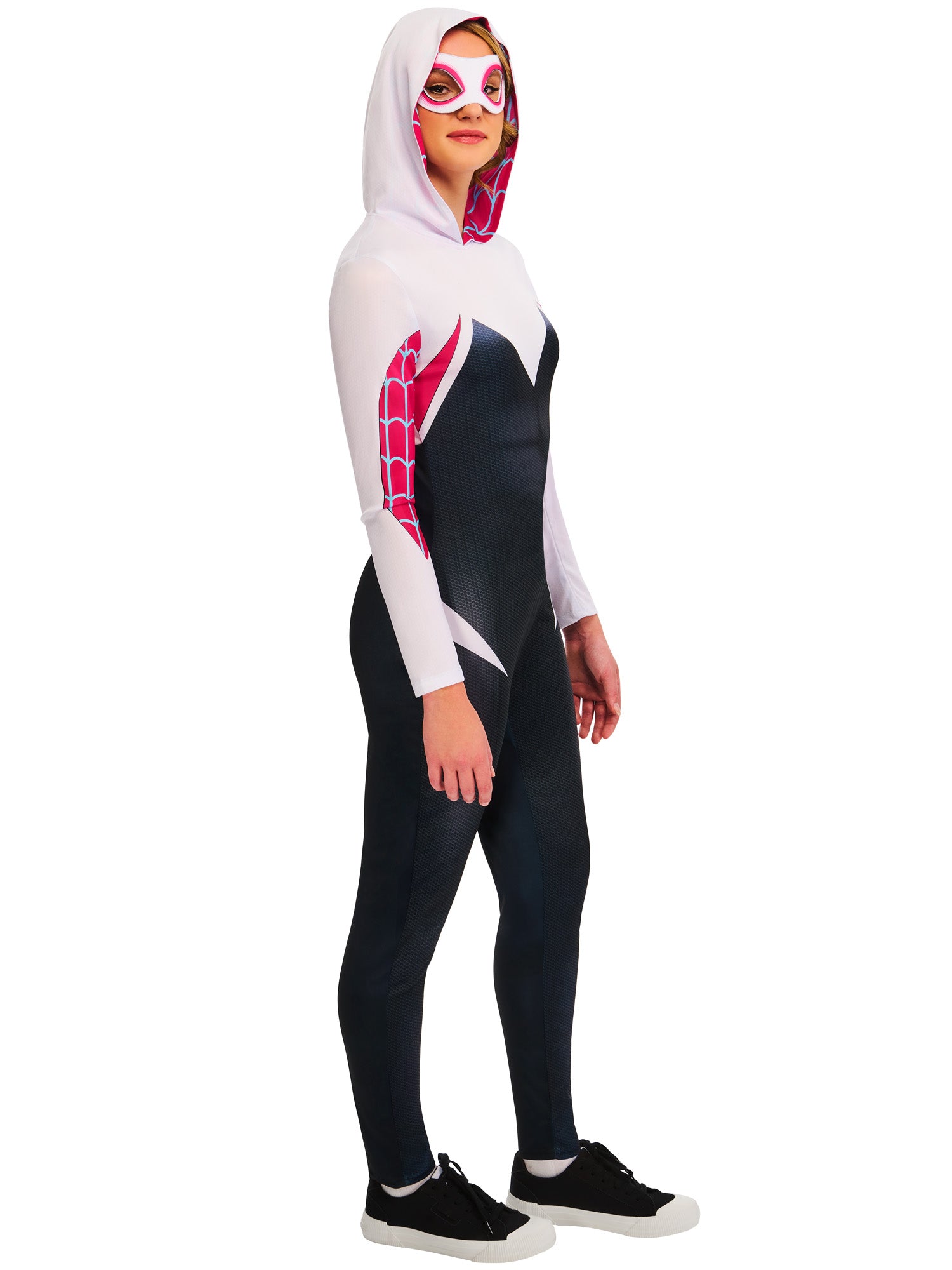 Ghost Spider, Spider-man, Muliticoloured, Ghost Spider, Adult Costume, , Side