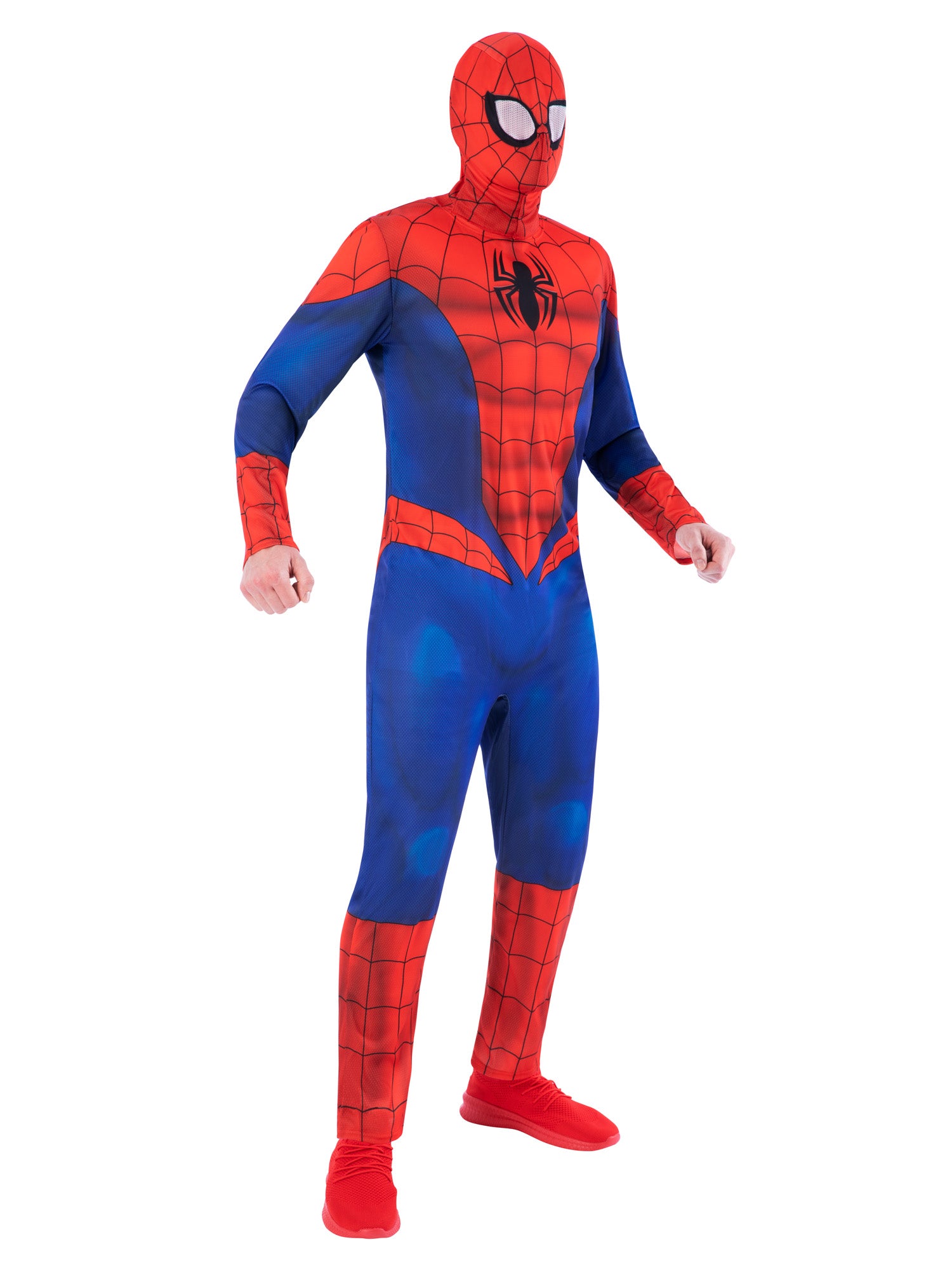 Spider-man, Spider-man, Muliticoloured, Spider-man, Adult Costume, , Side