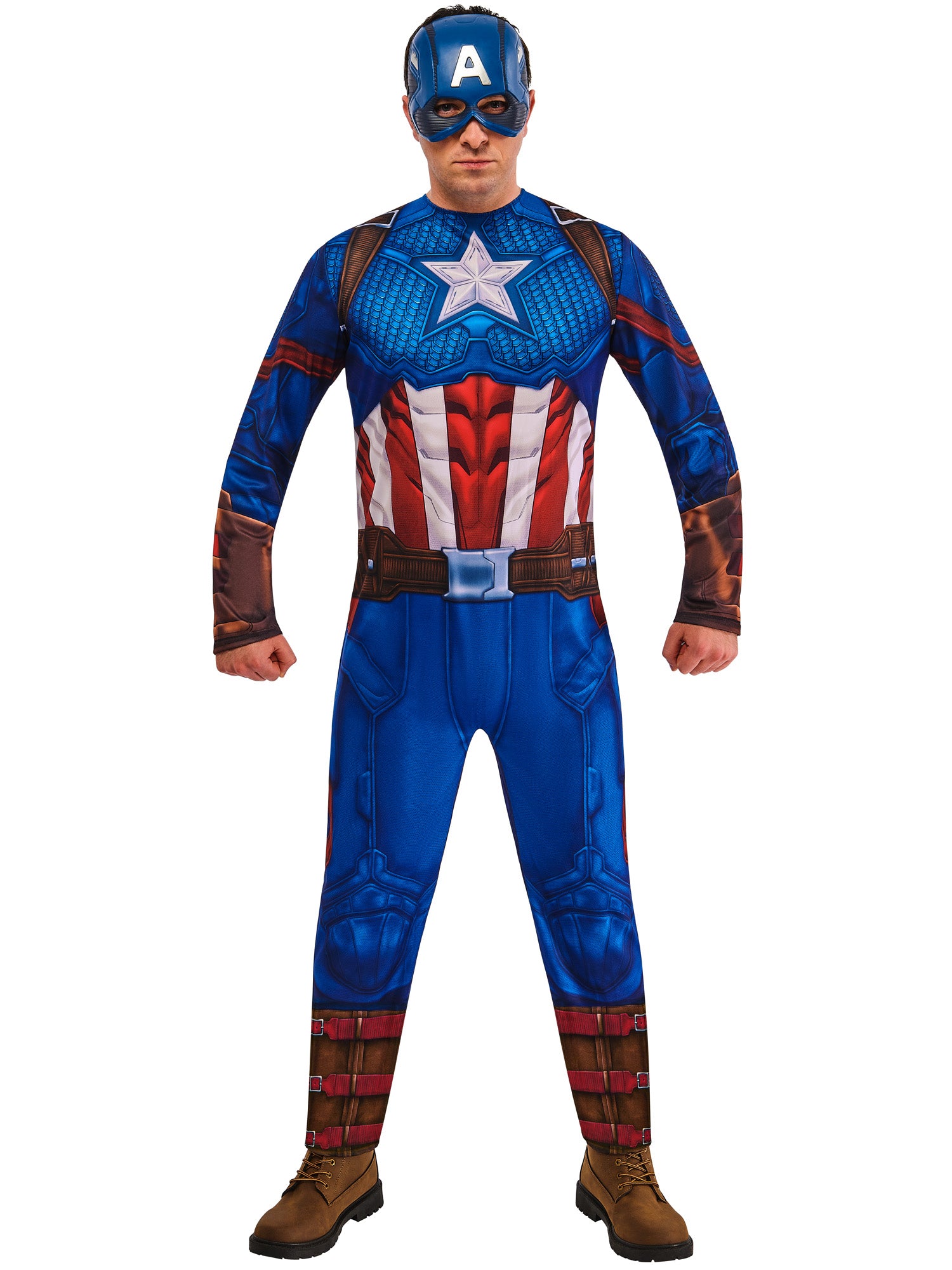 Captain America, Marvel Classic, Adult Costume, , Front