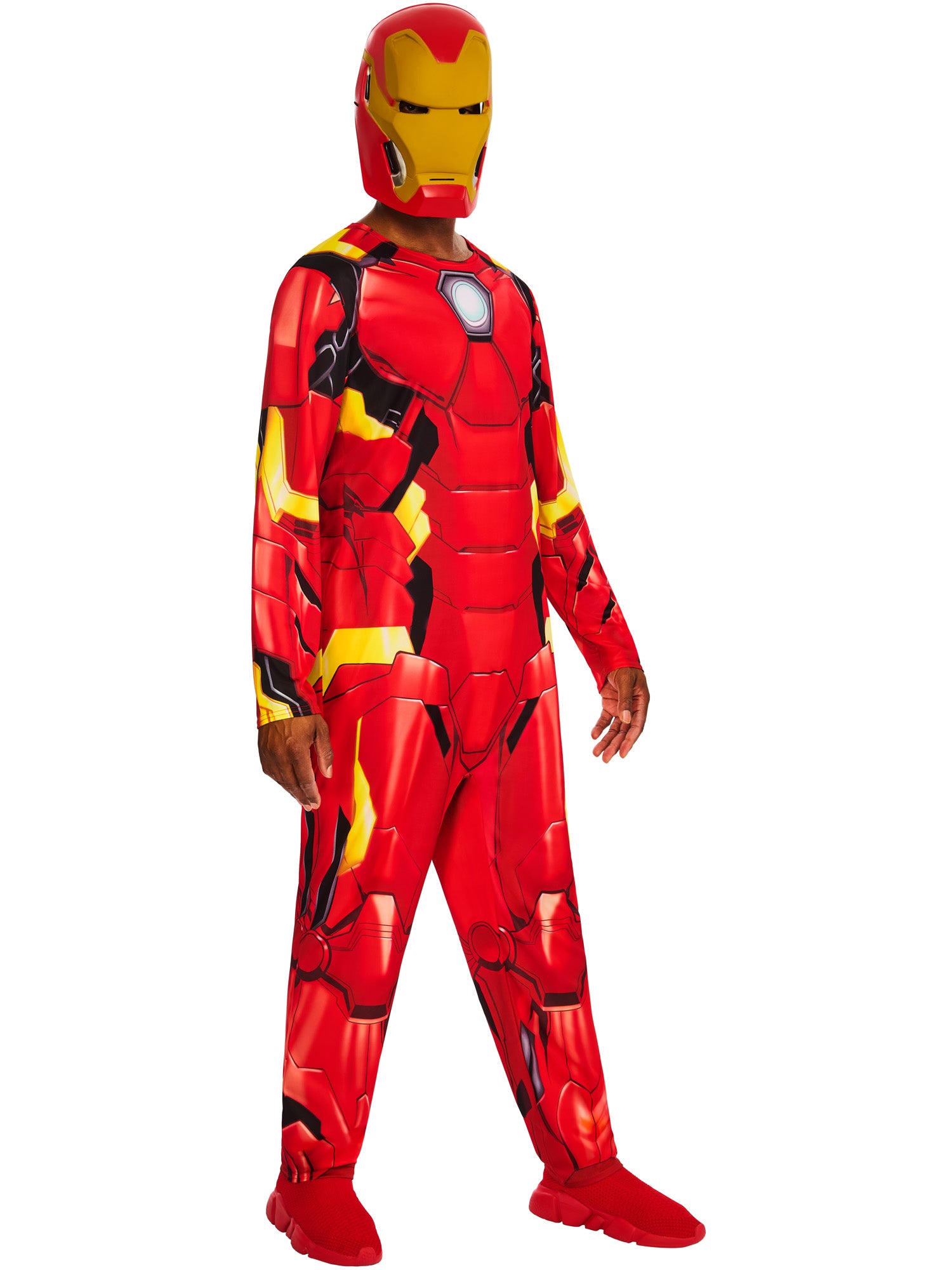 Iron Man, Marvel Classic, Muliticoloured, Iron Man, Adult Costume, , Side
