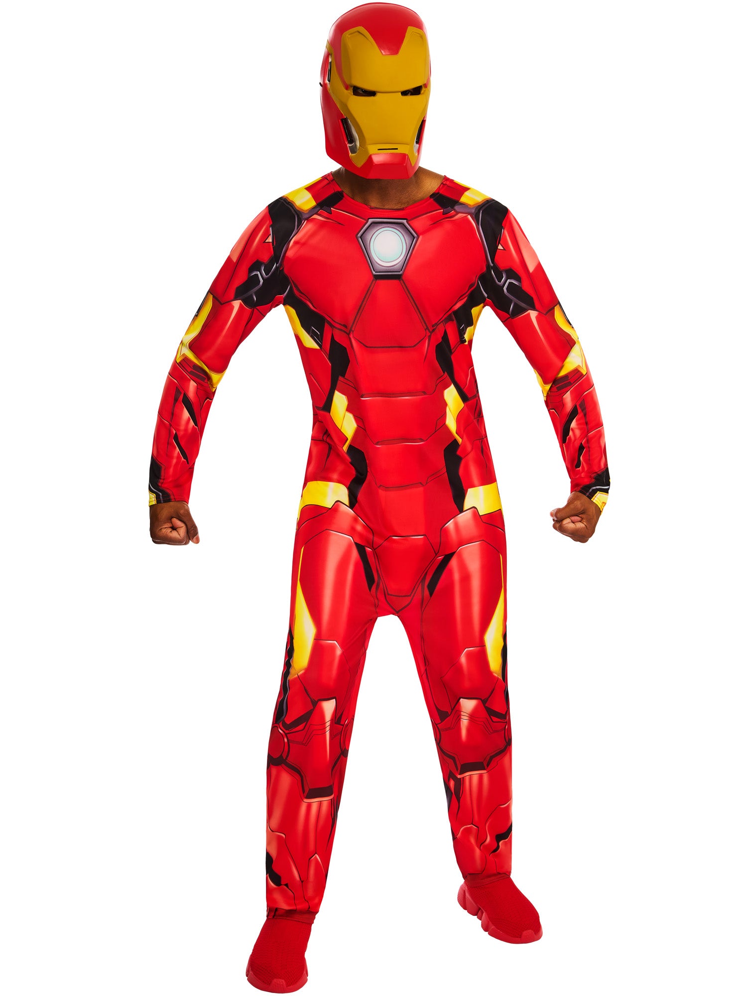 Iron Man, Marvel Classic, Muliticoloured, Iron Man, Adult Costume, , Side