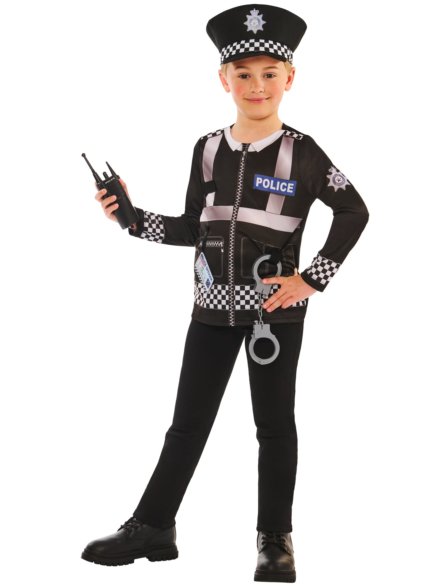 Police, Generic, Muliticoloured, Forum, Kids Costumes, , Side