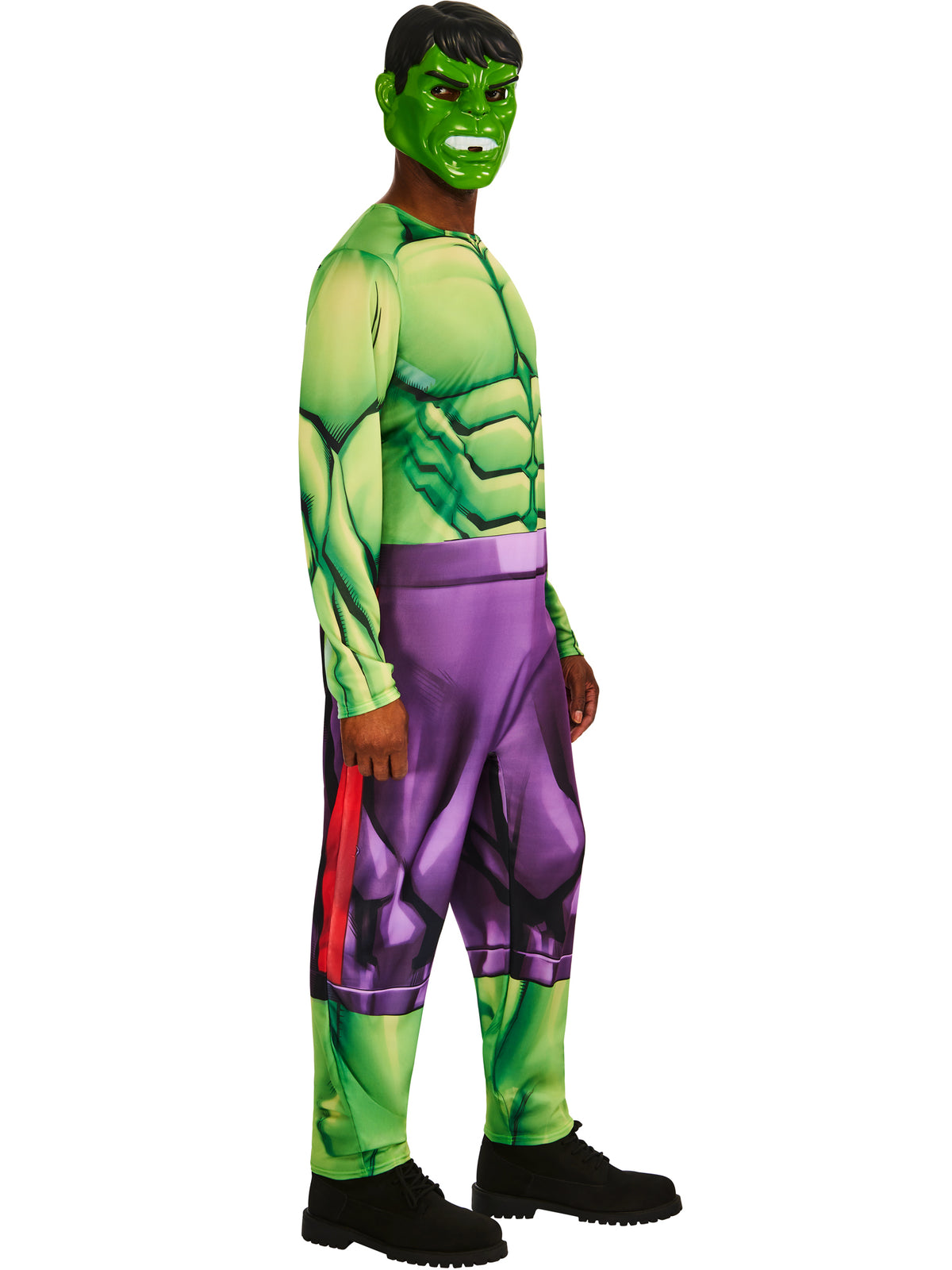 Hulk, Marvel Classic, Muliticoloured, Adult Costume, , Side