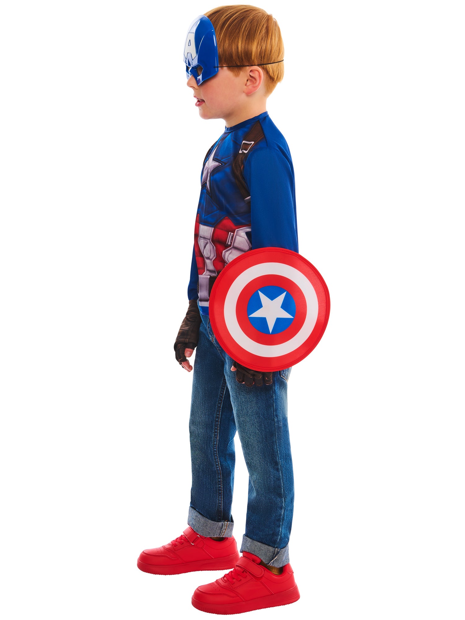 Captain America, MARVEL AVENGERS, Muliticoloured, Kids Costumes, , Other