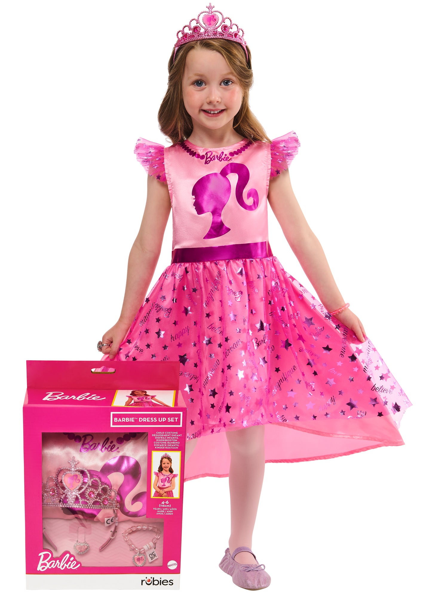 Barbie, Barbie, Muliticoloured, Kids Costumes, , Front