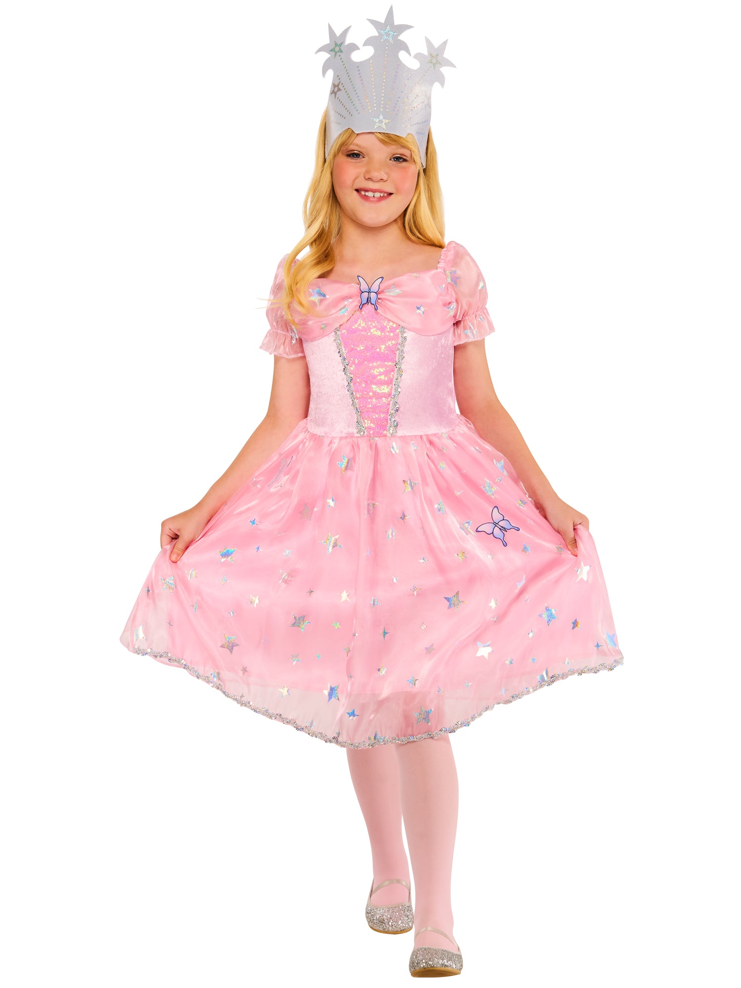 Glinda, Wizard of Oz, Muliticoloured, WB Classic, Kids Costumes, , Side