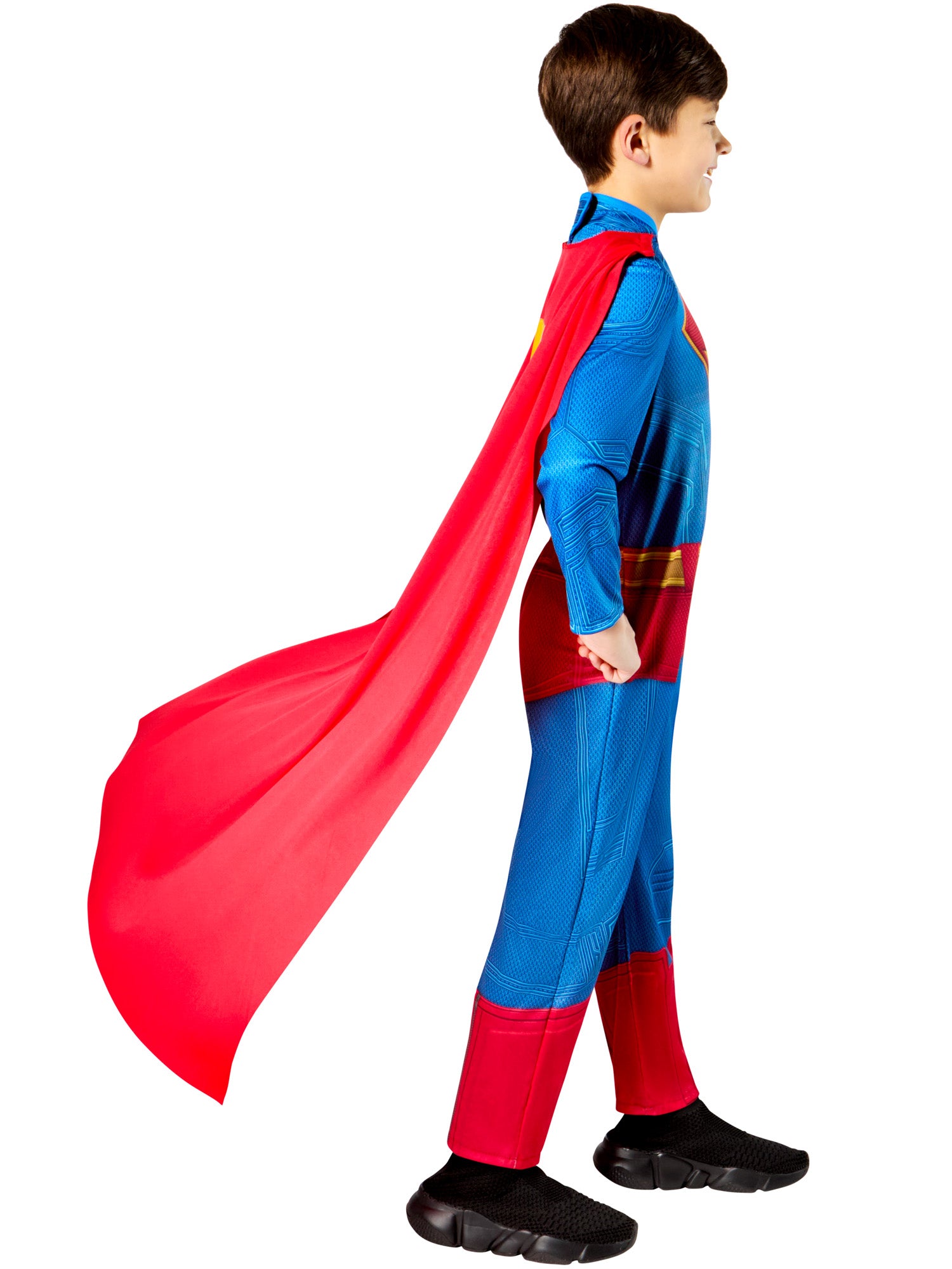 Superman, Superman Movie, Muliticoloured, Kids Costumes, , Side