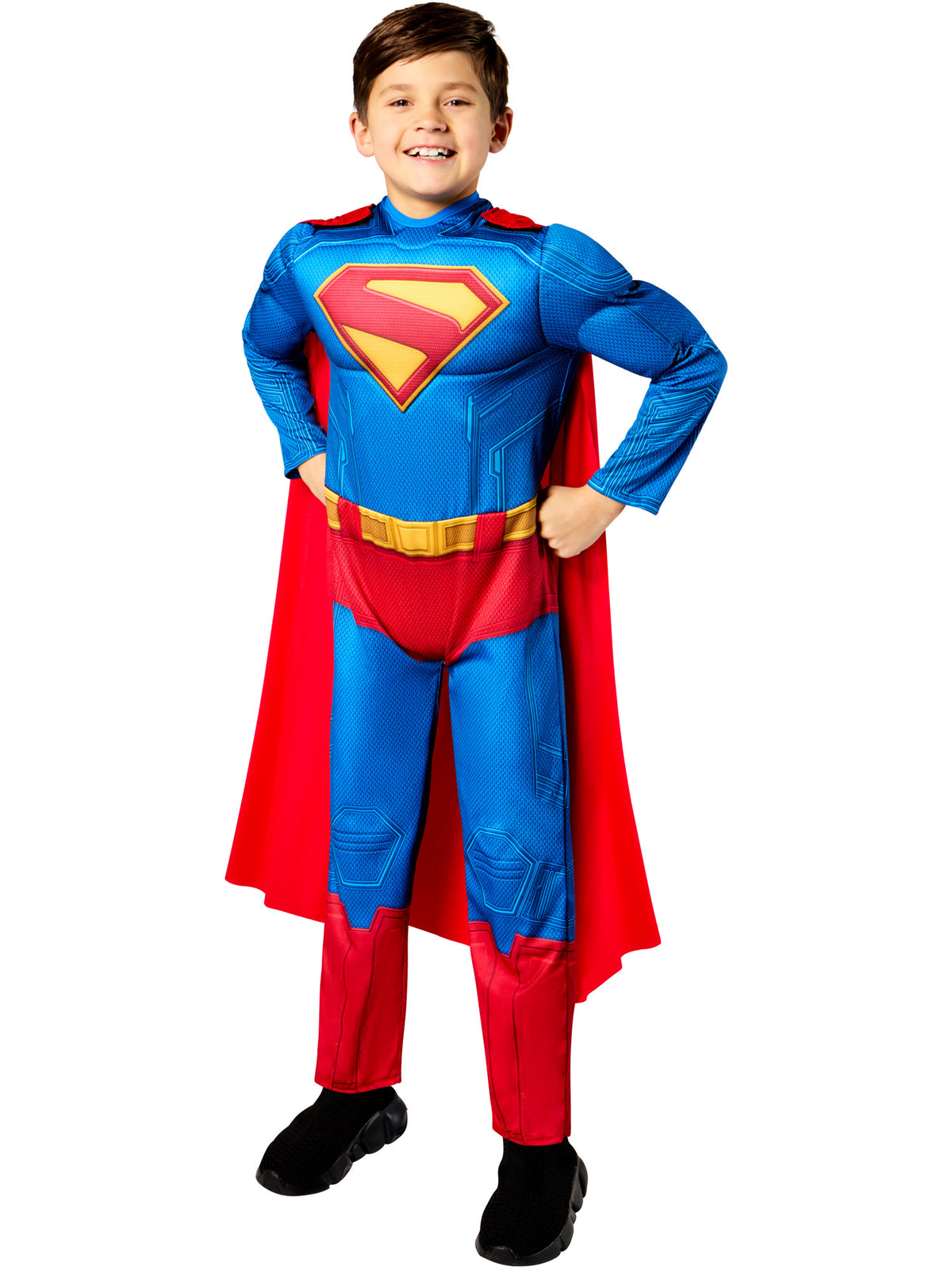 Superman, Superman Movie, Muliticoloured, Kids Costumes, , Front