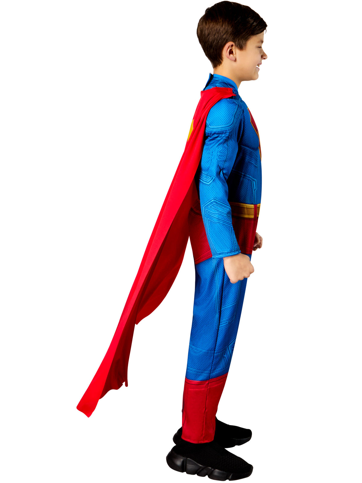 Superman, Superman Movie, Muliticoloured, Kids Costumes, , Side