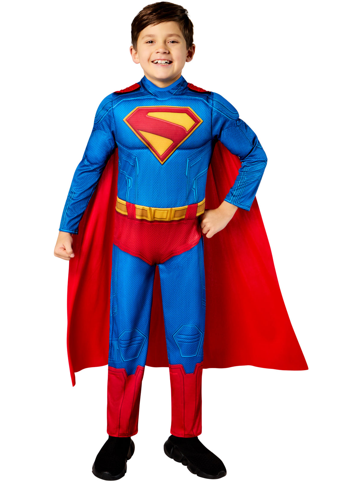 Superman, Superman Movie, Muliticoloured, Kids Costumes, , Side