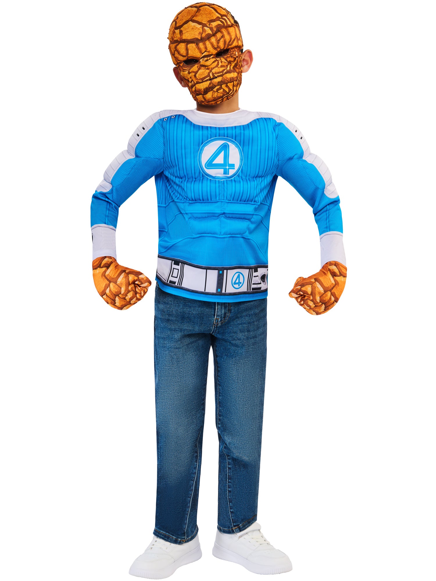 The Thing, Marvel, Multicoloured, Kids Costumes, , Side