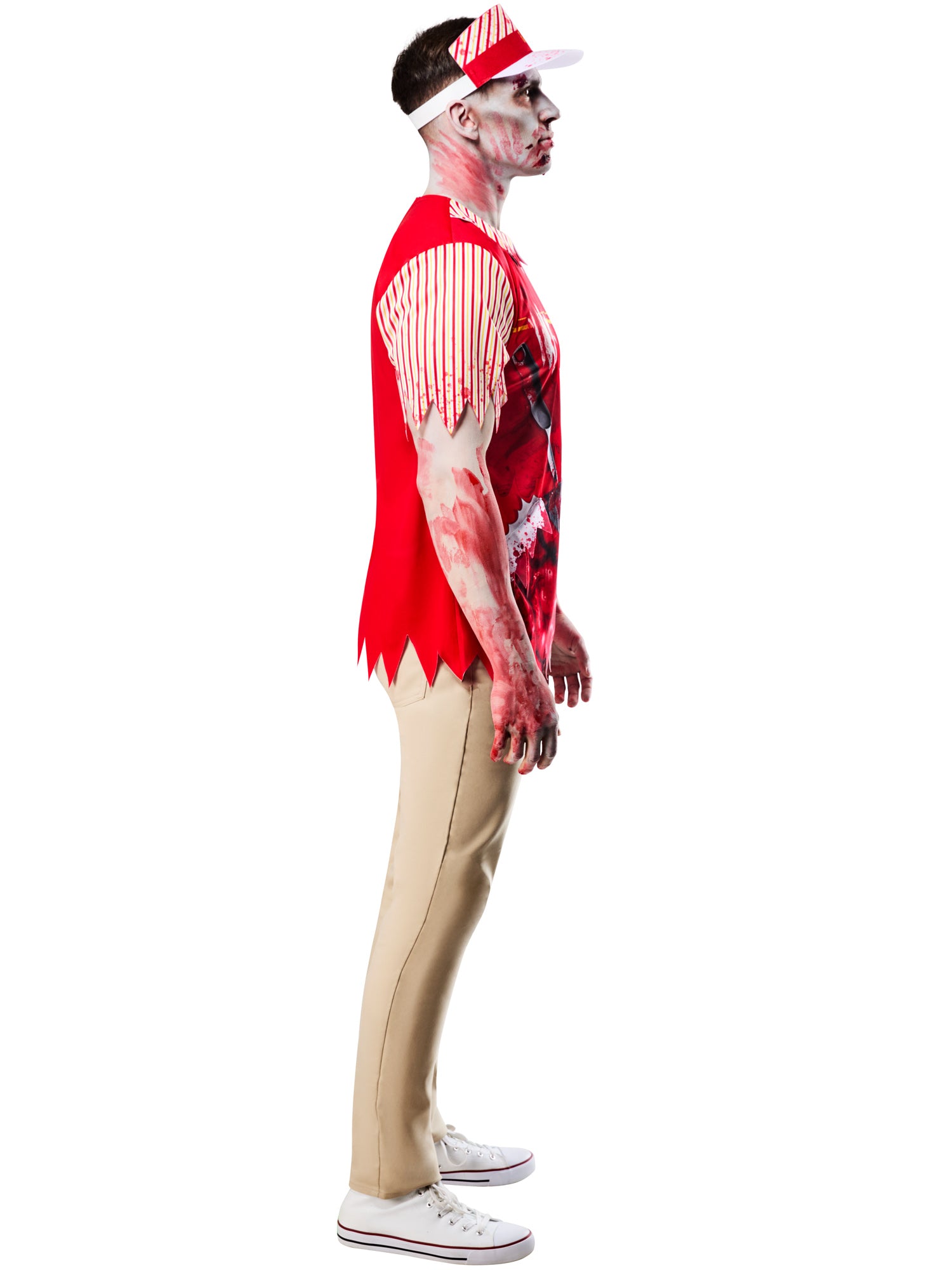 Waitress, Rubies, Multicoloured, Adult Costume, , Side