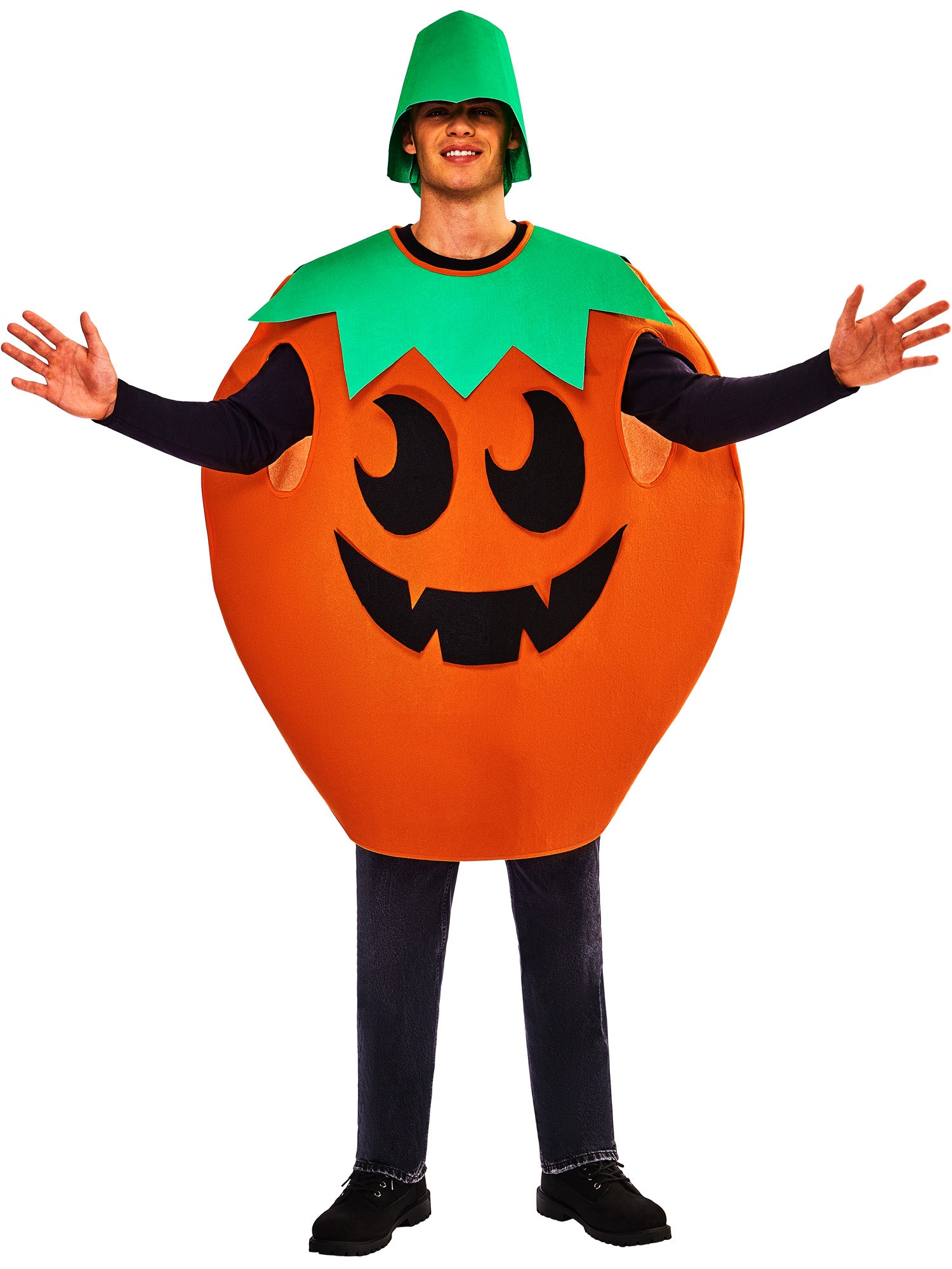 Pumpkin, Generic, Muliticoloured, Adult Costume, , Front