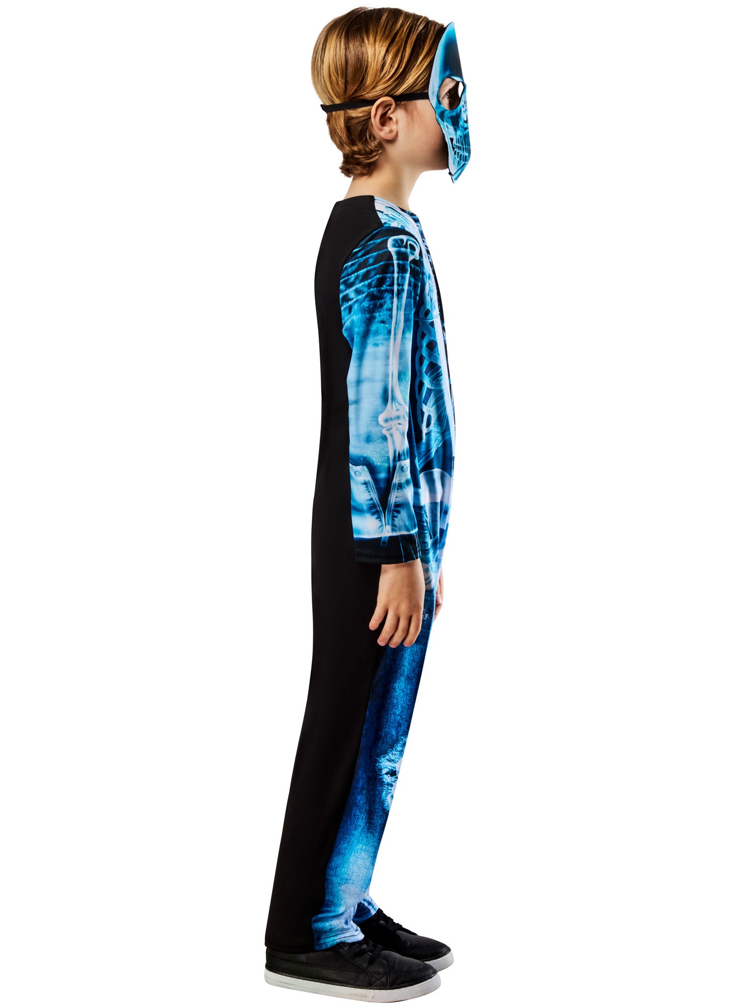 Skeleton, Generic, Muliticoloured, Kids Costumes, , Side