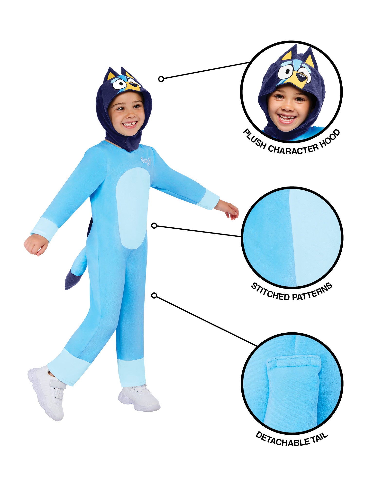 Bluey, Bluey, Multicoloured, Kids Costumes, , Side