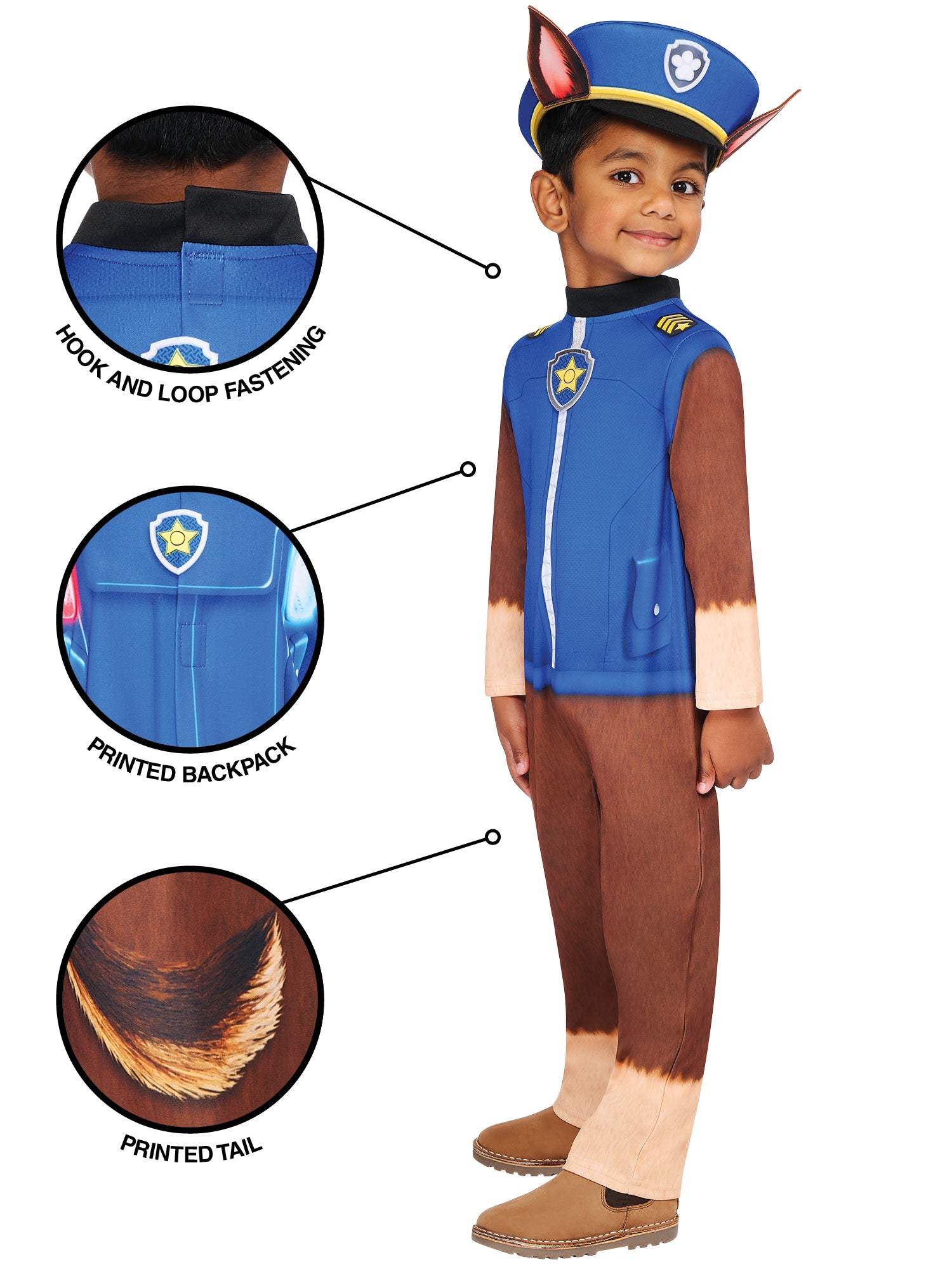 Chase, Paw Patrol, Multicoloured, Kids Costumes, , Other