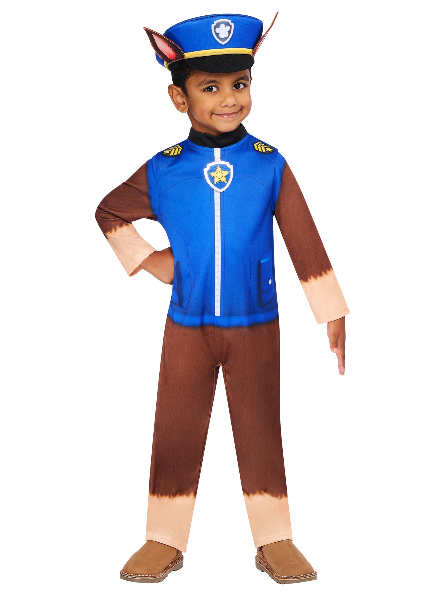 Chase, Paw Patrol, Multicoloured, Kids Costumes, , Side