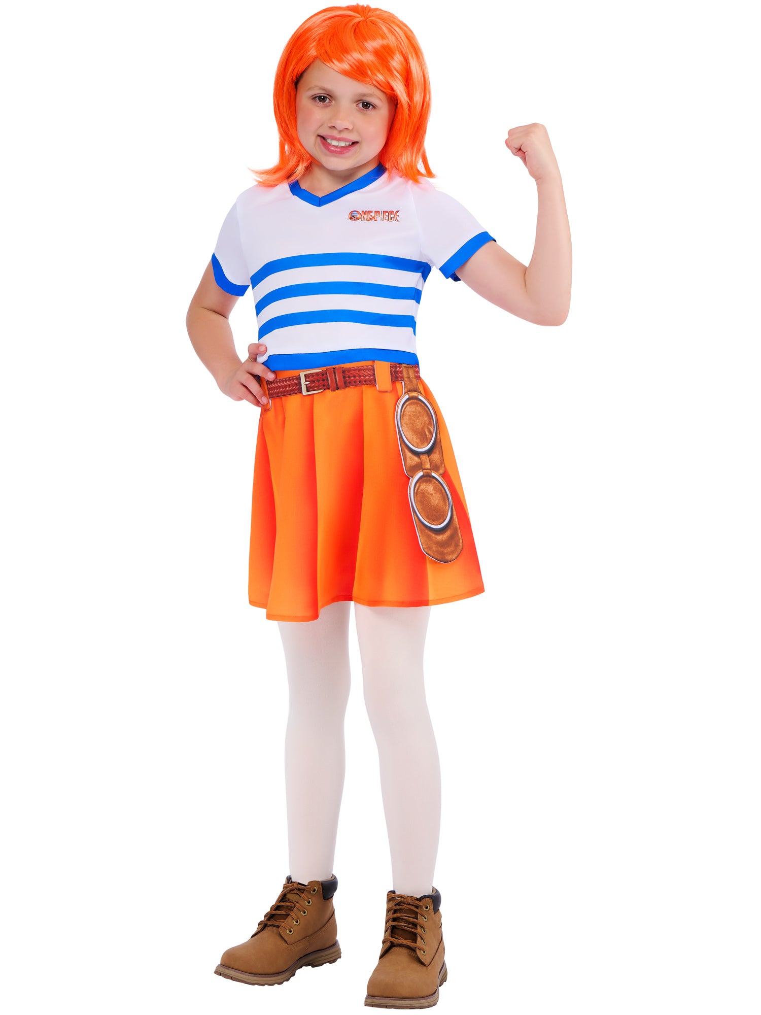 Nami, One Piece, Multicoloured, Kids Costumes, , Front