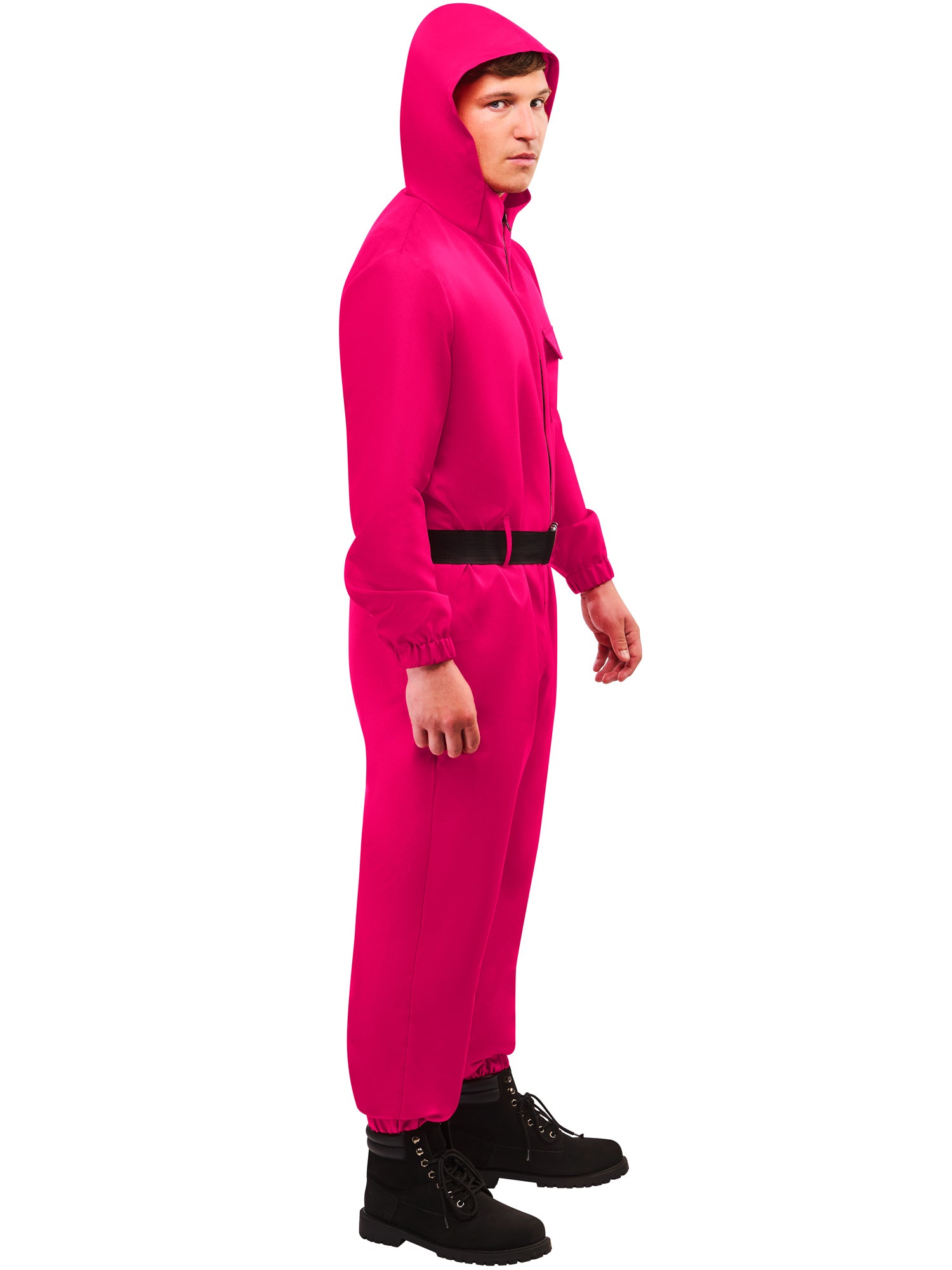 Guard, Squid Game, Multicoloured, Adult Costume, , Side